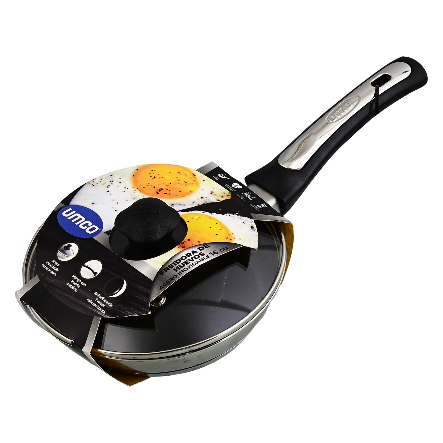 Freidora De Inducción De Huevos Acero Inoxidable UMCO 16 Cm