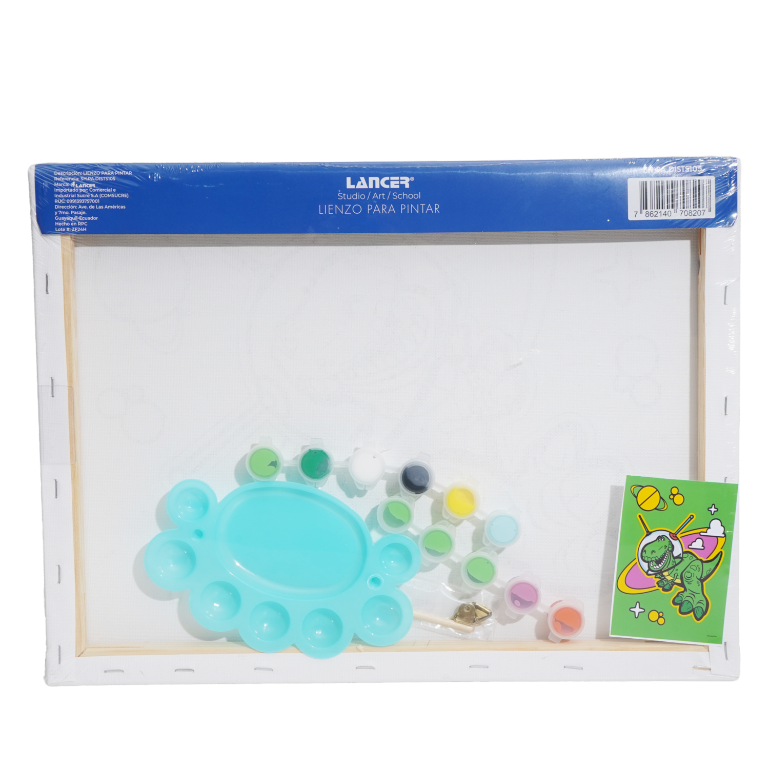 Set Lienzo Pintura Con Pincel Y Paleta Toy Story DISNEY 40X30 Cm