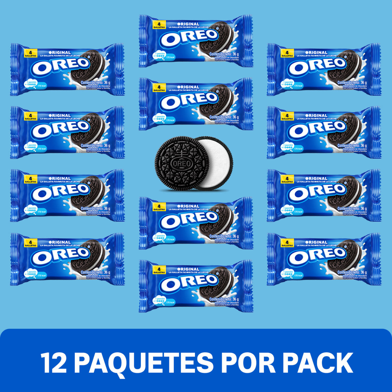 Galletas Dulces Sabor Original OREO 432 G