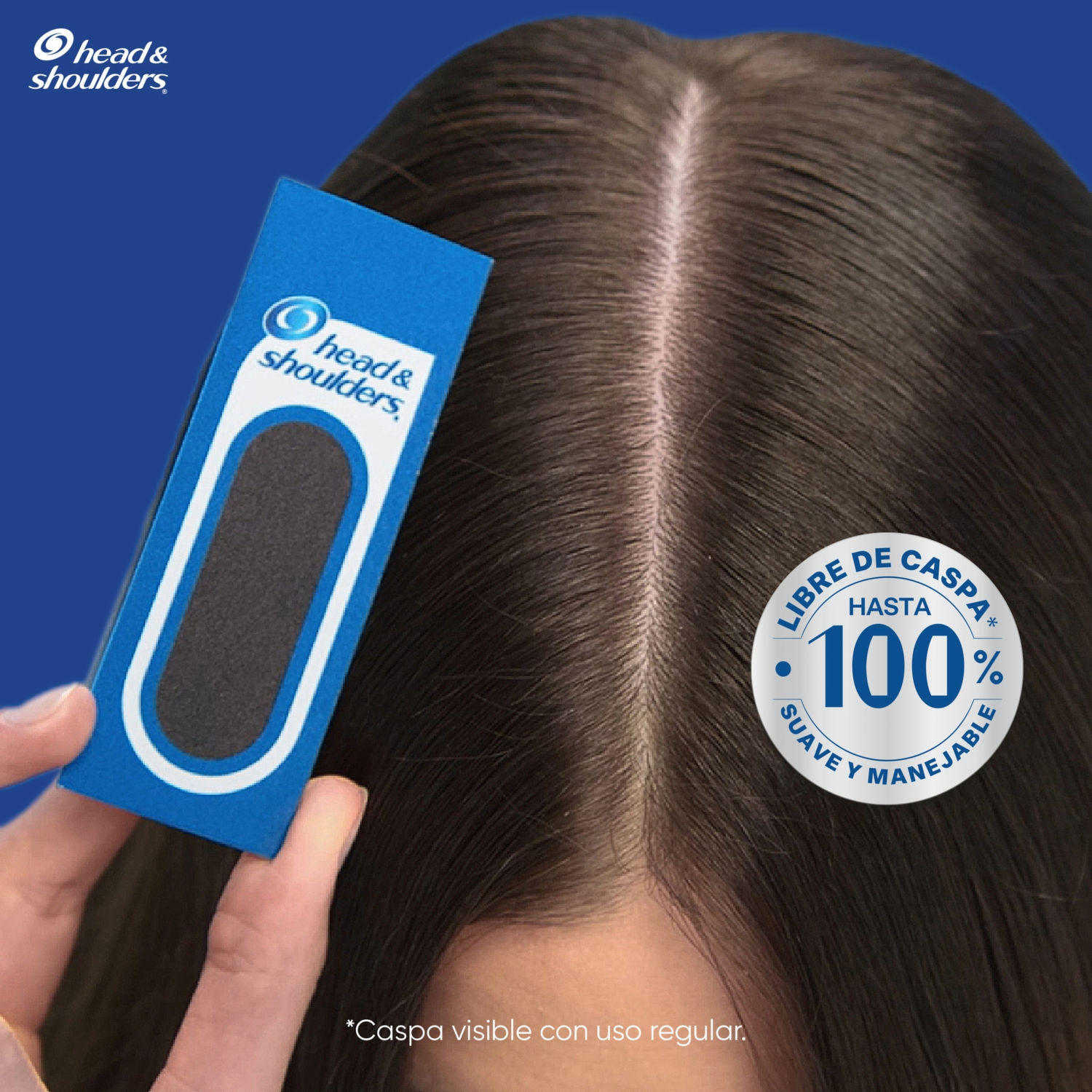 Shampoo De Cabello 2 En 1 Control Caspa Suave Y Manejable HEAD & SHOULDERS 555 Ml