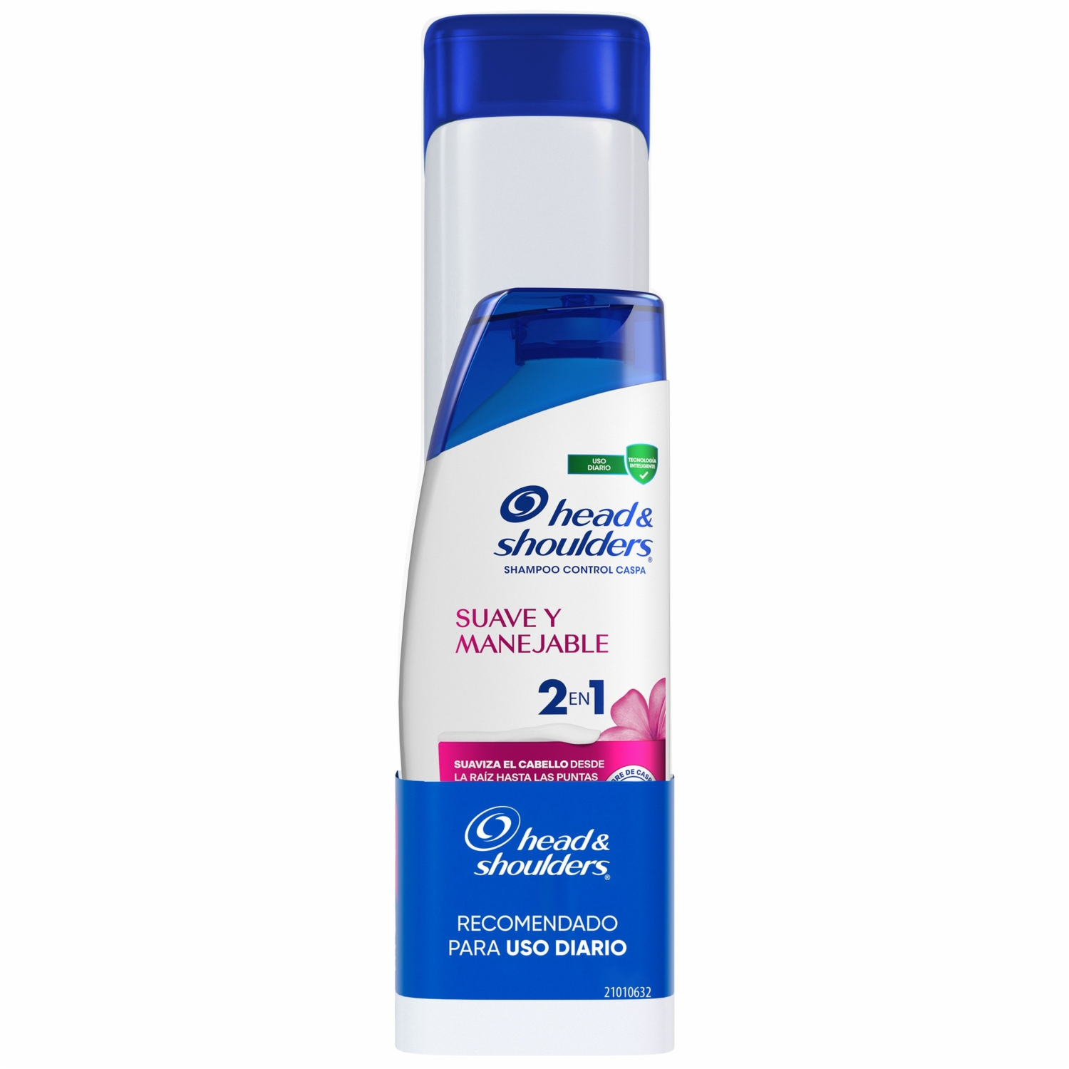 Shampoo De Cabello 2 En 1 Control Caspa Suave Y Manejable HEAD & SHOULDERS 555 Ml