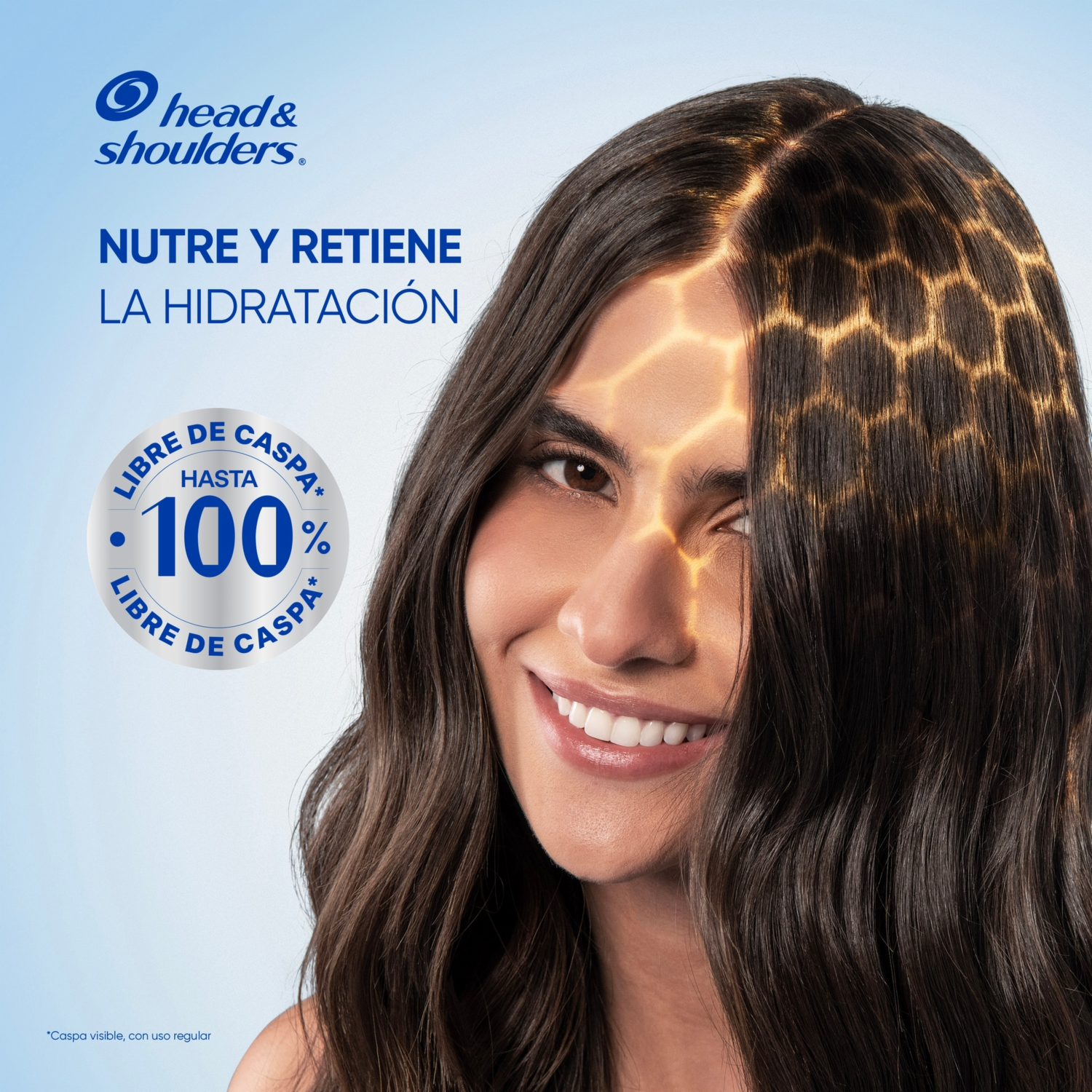 Shampoo De Cabello Anti-Resequedad Nutrición Diaria Miel Aceites Y Esenciales HEAD & SHOULDERS 180 Ml