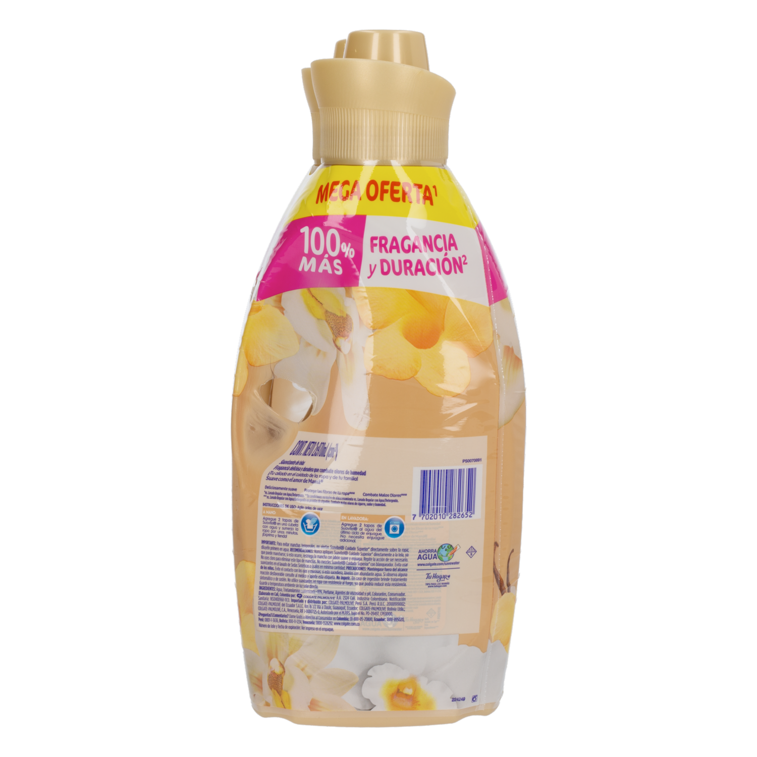 Suavizante Fragancia Vainilla Bipack SUAVITEL 1940 Ml