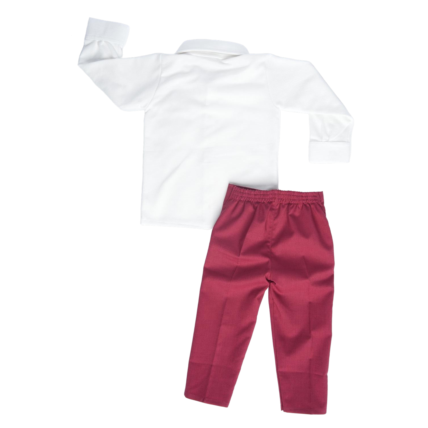 Conjunto Camisa Manga Larga Y Pantalón Rojo EDWIN´S JR.