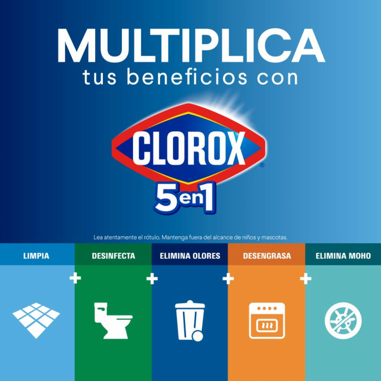 Cloro Liquido Original Botella CLOROX 3950 G