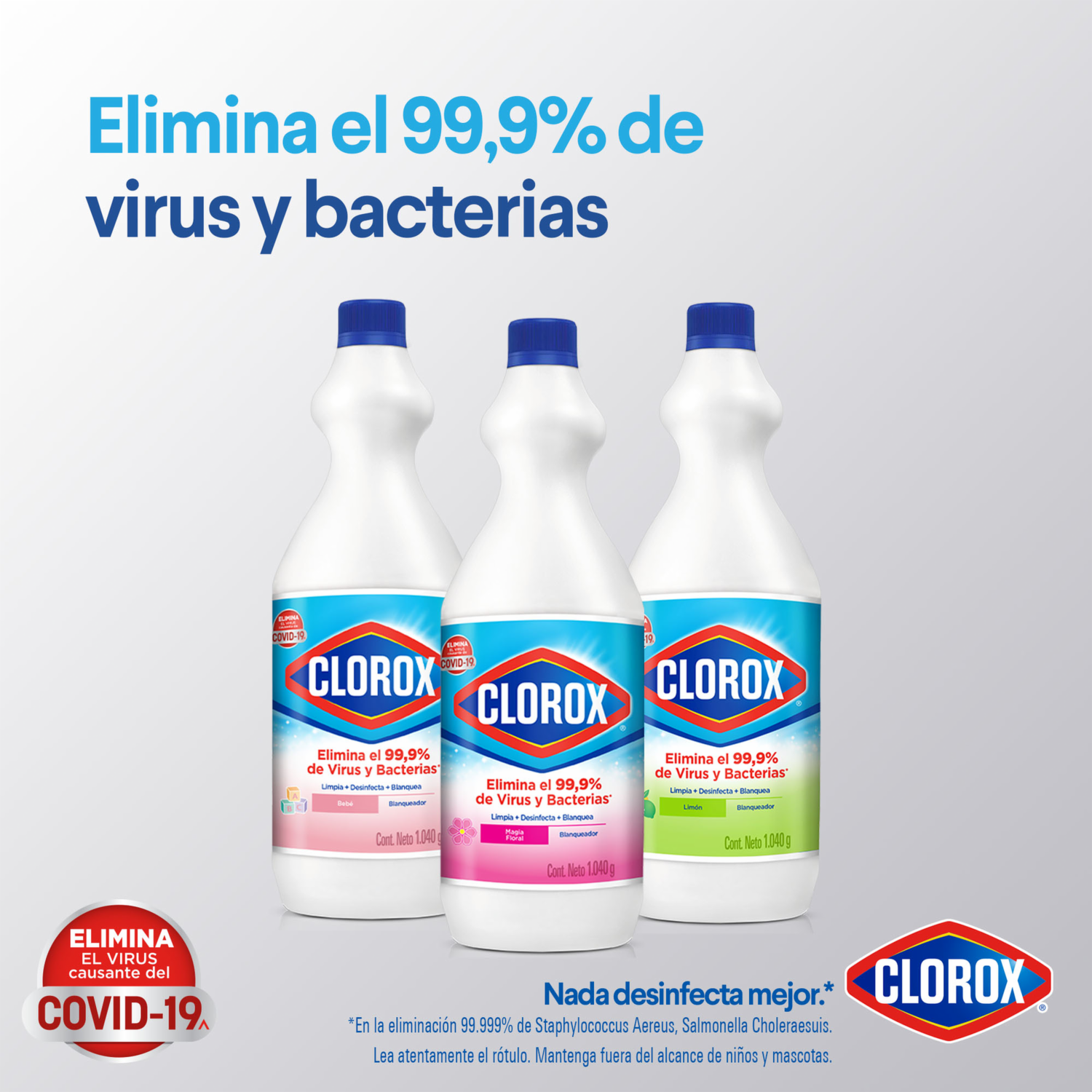 Cloro Liquido Original Botella CLOROX 3950 G
