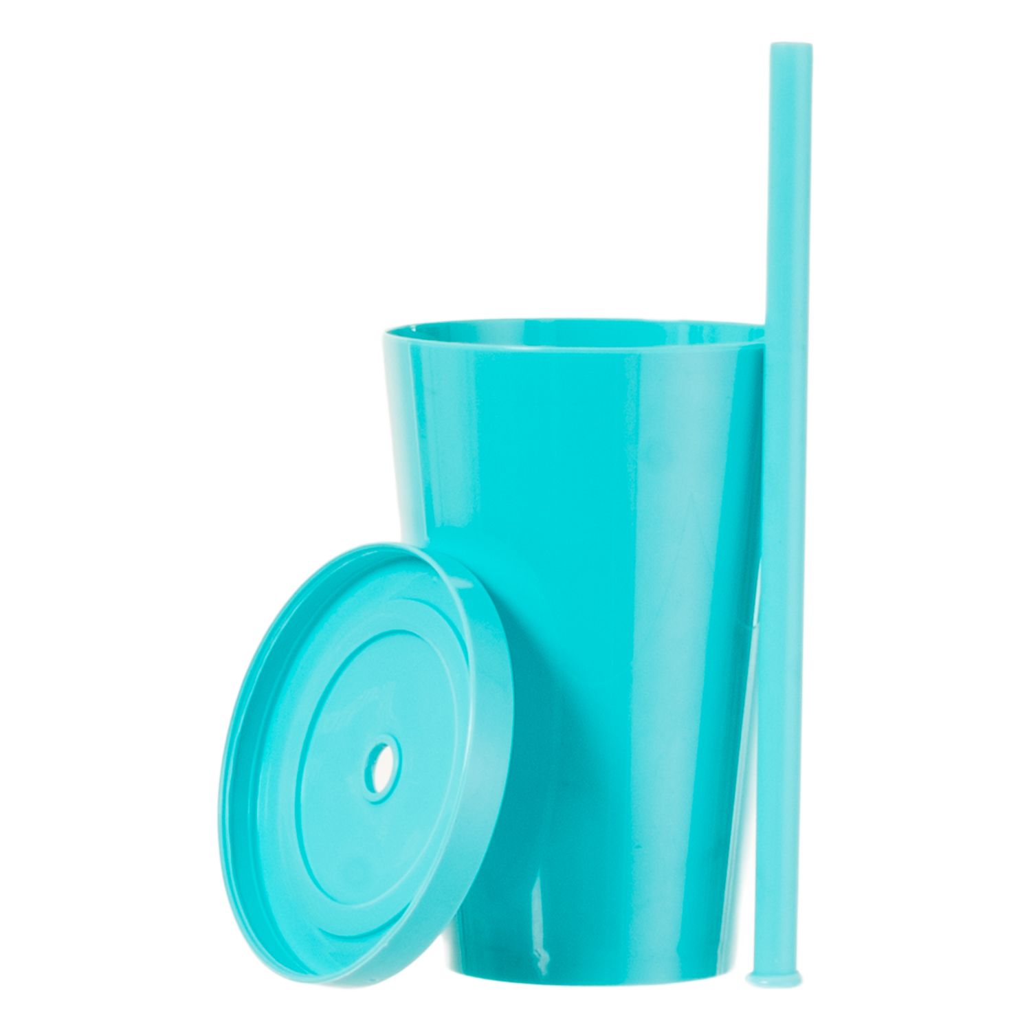 Vaso Con Sorbete Happy Turquesa NEOPLAS 350 Ml