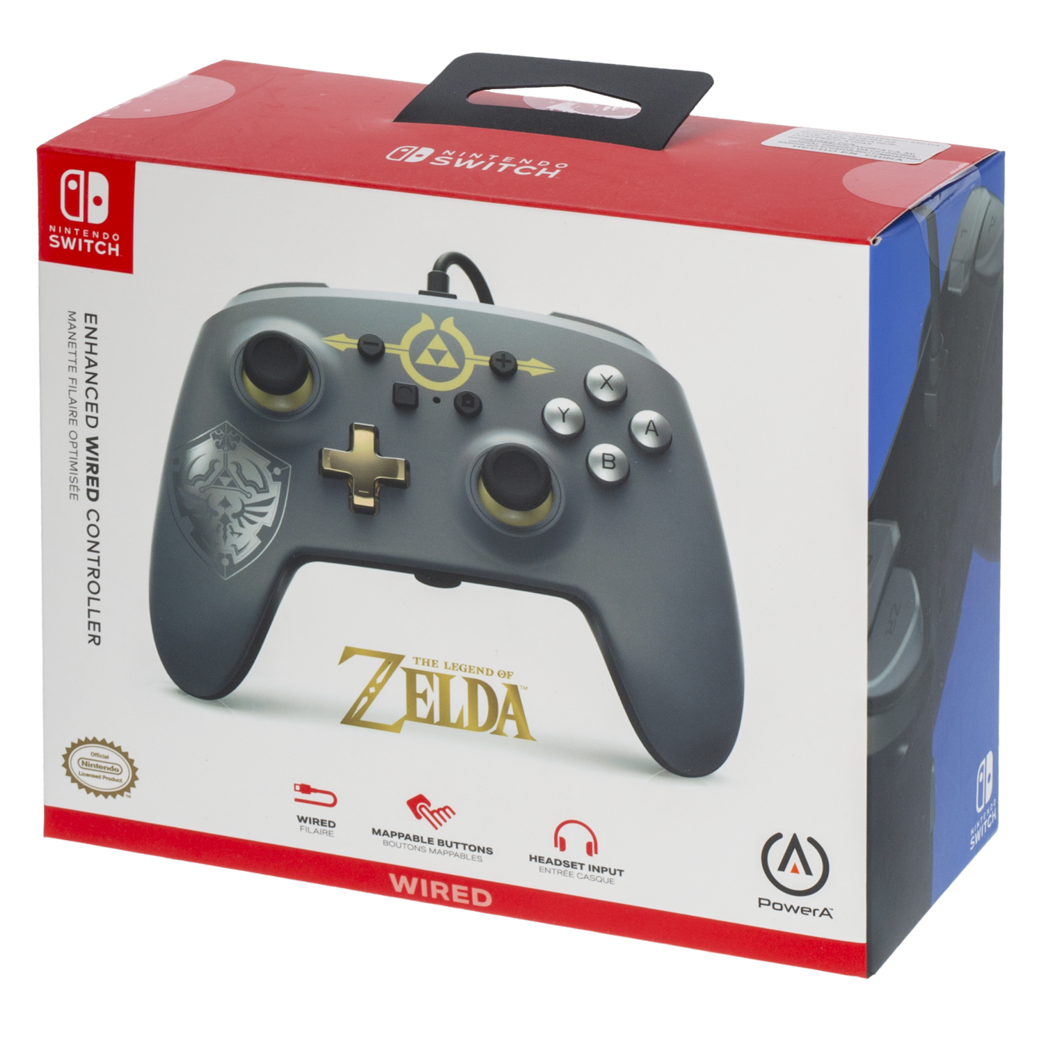 Control Para Nintendo Switch Legend Of Zelda Shield POWER A Alámbrico