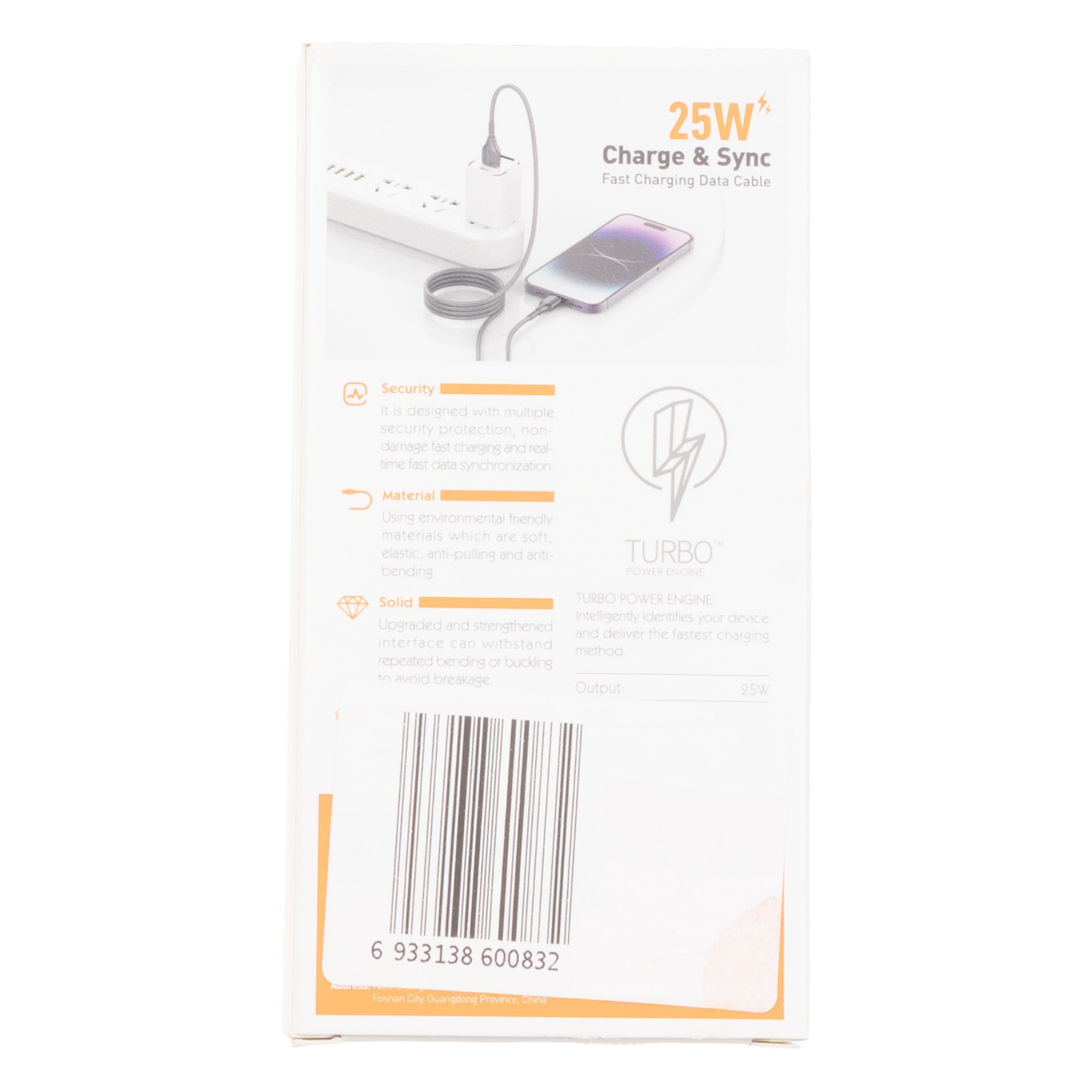 Cable De Carga Para Iphone 2 M LS852 EARLDOM 25 W