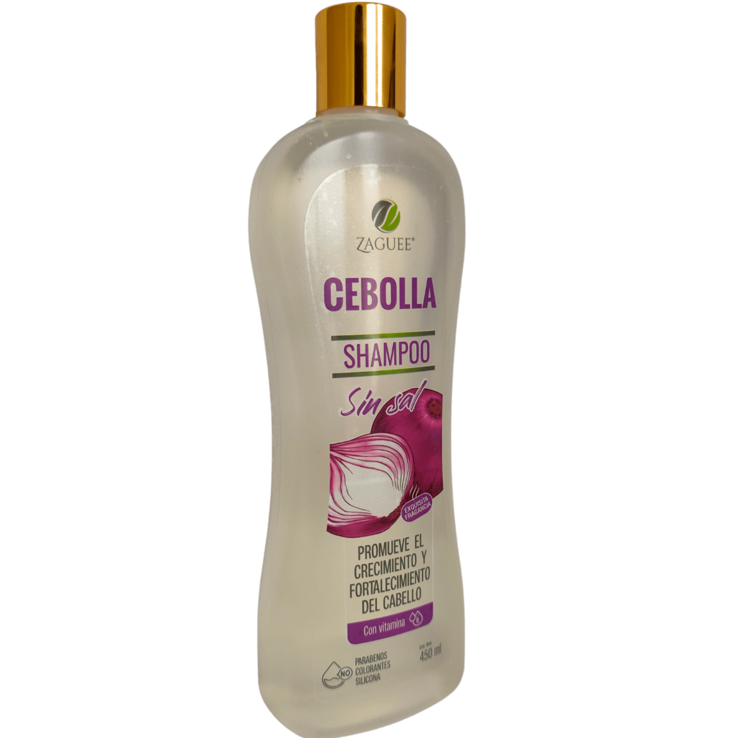 Shampoo De Cabello De Cebolla ZAGUEE 450 Ml
