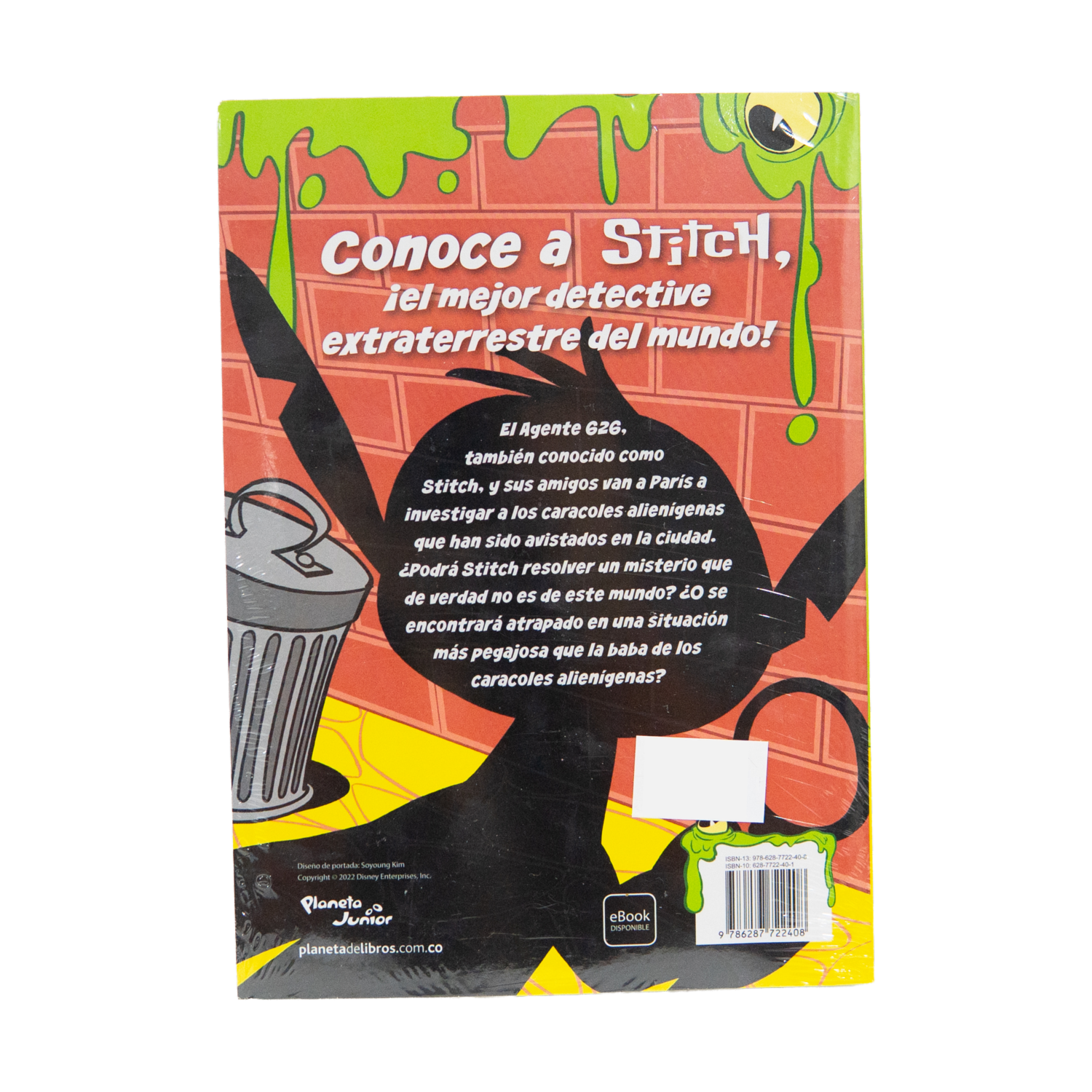 Libro Agente Stitch Un Caso Lleno De Baba PLANETA 190 Páginas