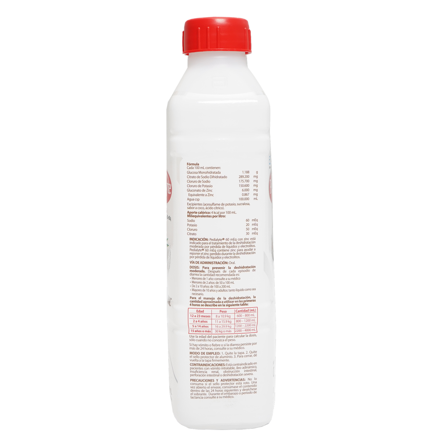 Suero Oral Sabor A Coco Max PEDIALYTE 500 Ml