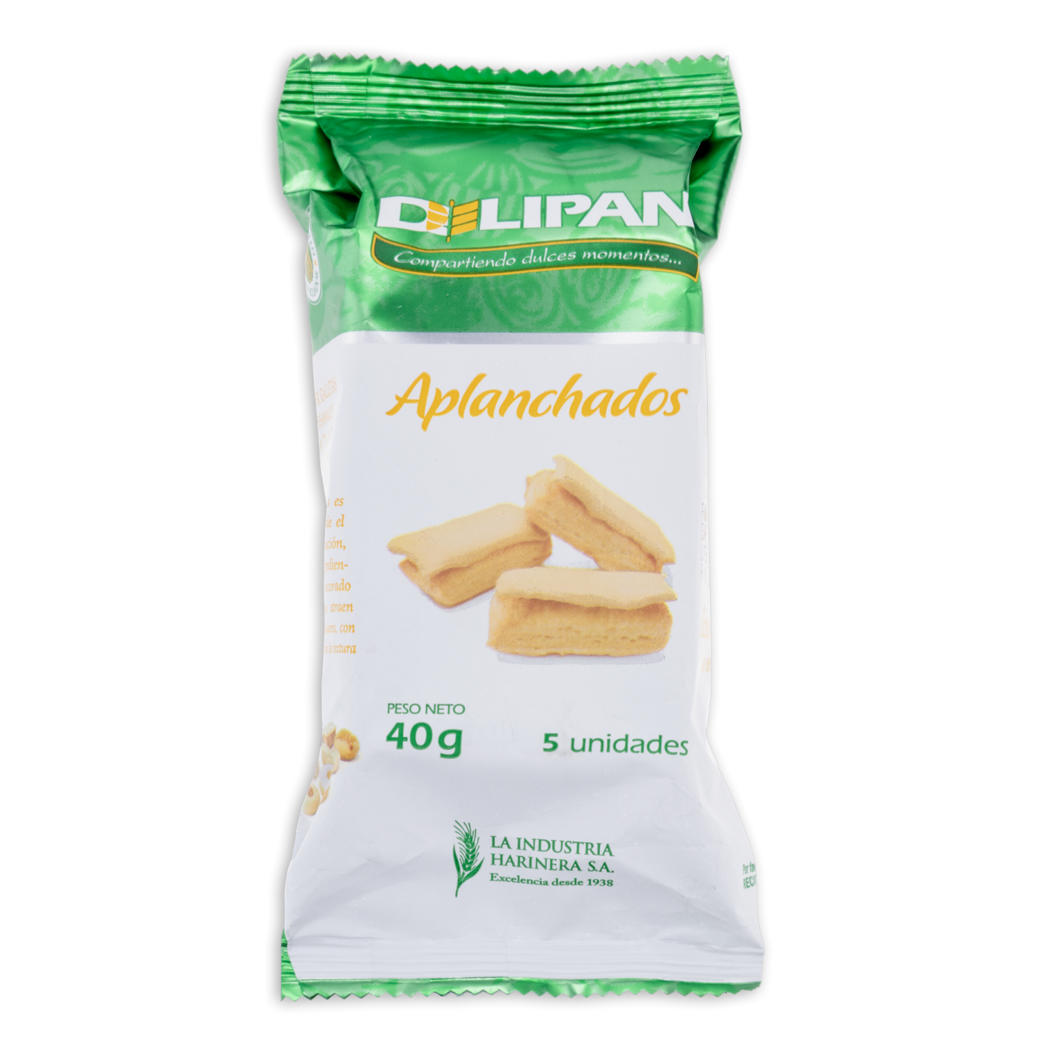 Aplanchados 5 Unidades DELIPAN 40 G