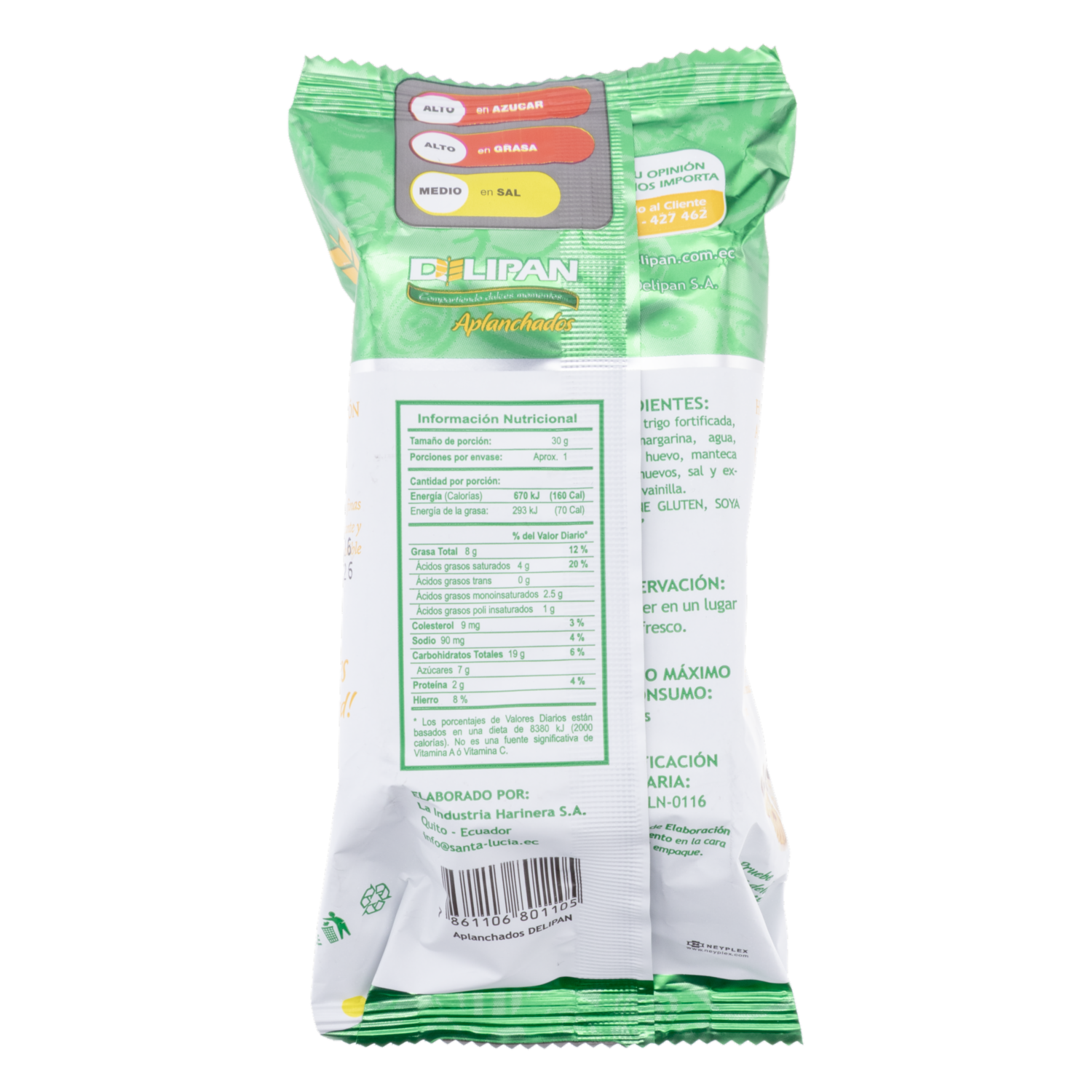 Aplanchados 5 Unidades DELIPAN 40 G