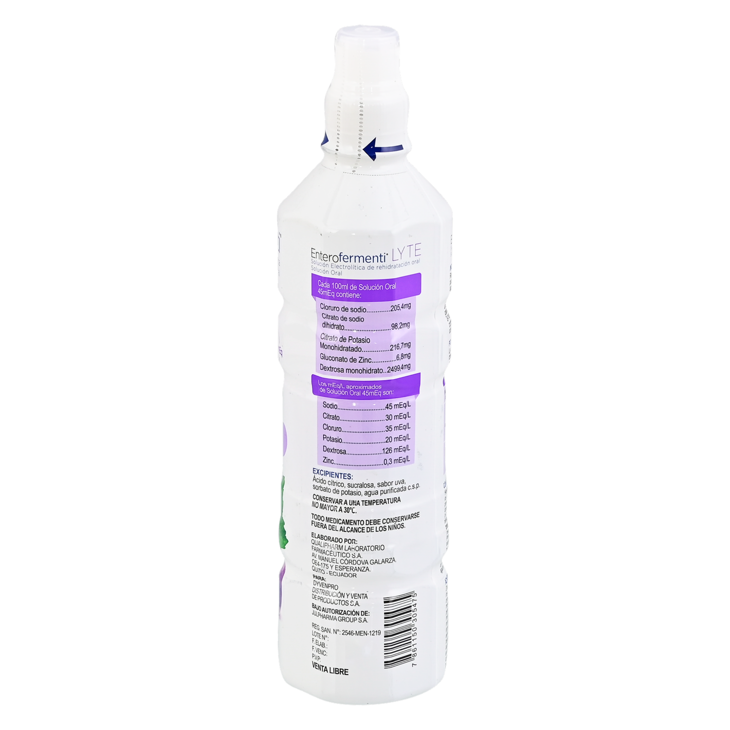 Suero Oral Lyte Uva ENTEROFERMENTI 500 ml