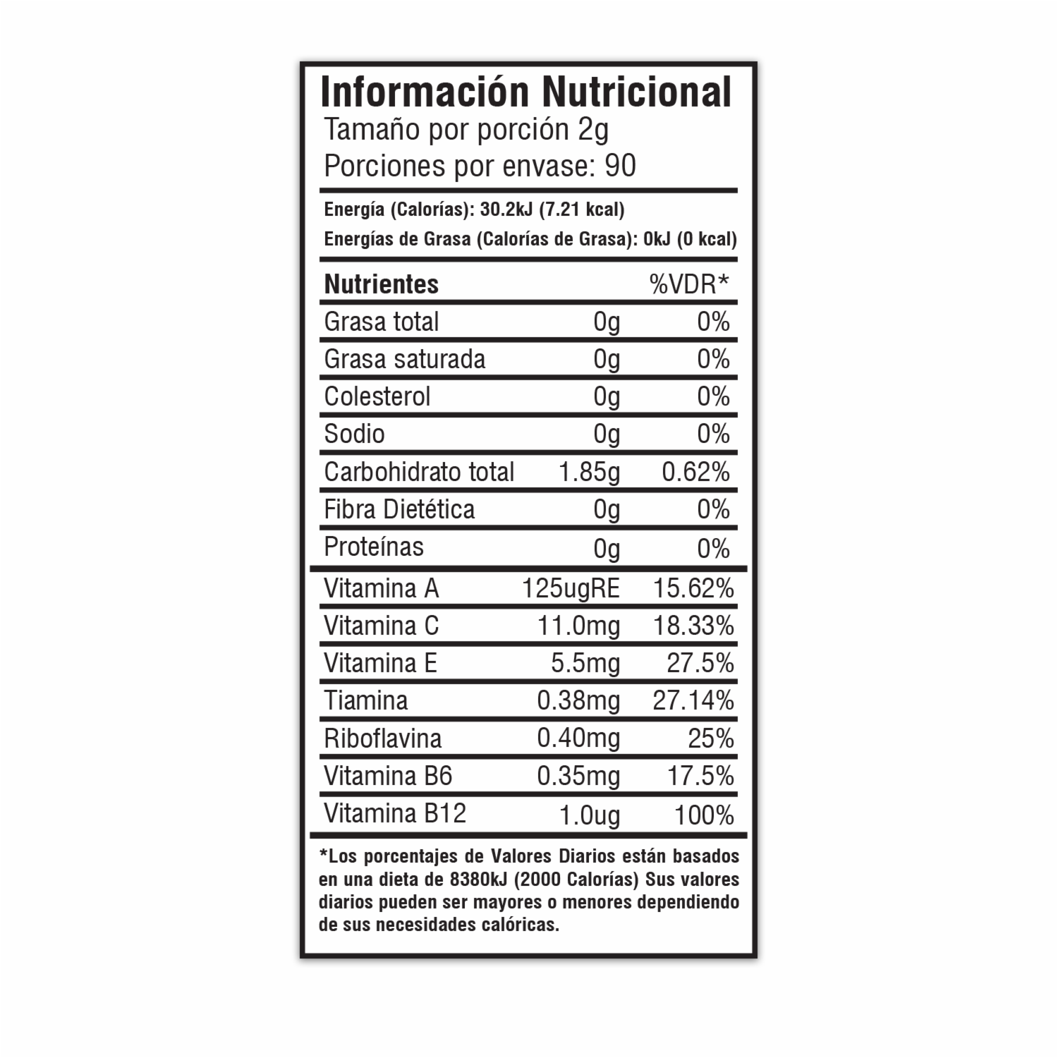Gomitas Con Multivitaminas A, C, E, B1, B2, B6, B12 Sabor A Frutas JELLY-VIT 90 Uds 180 G