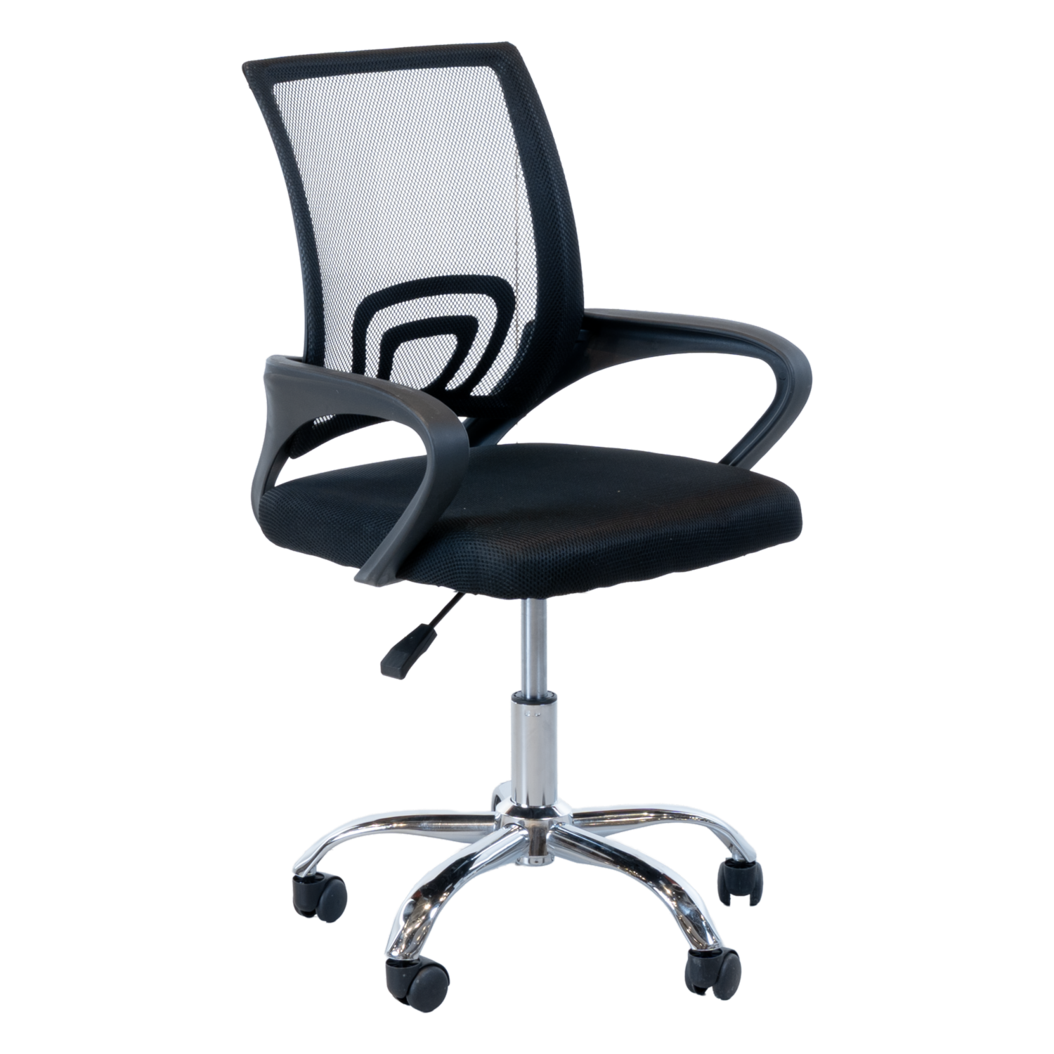 Silla De Oficina Pro 1 Negro SINOSTAR Metal Y Textil