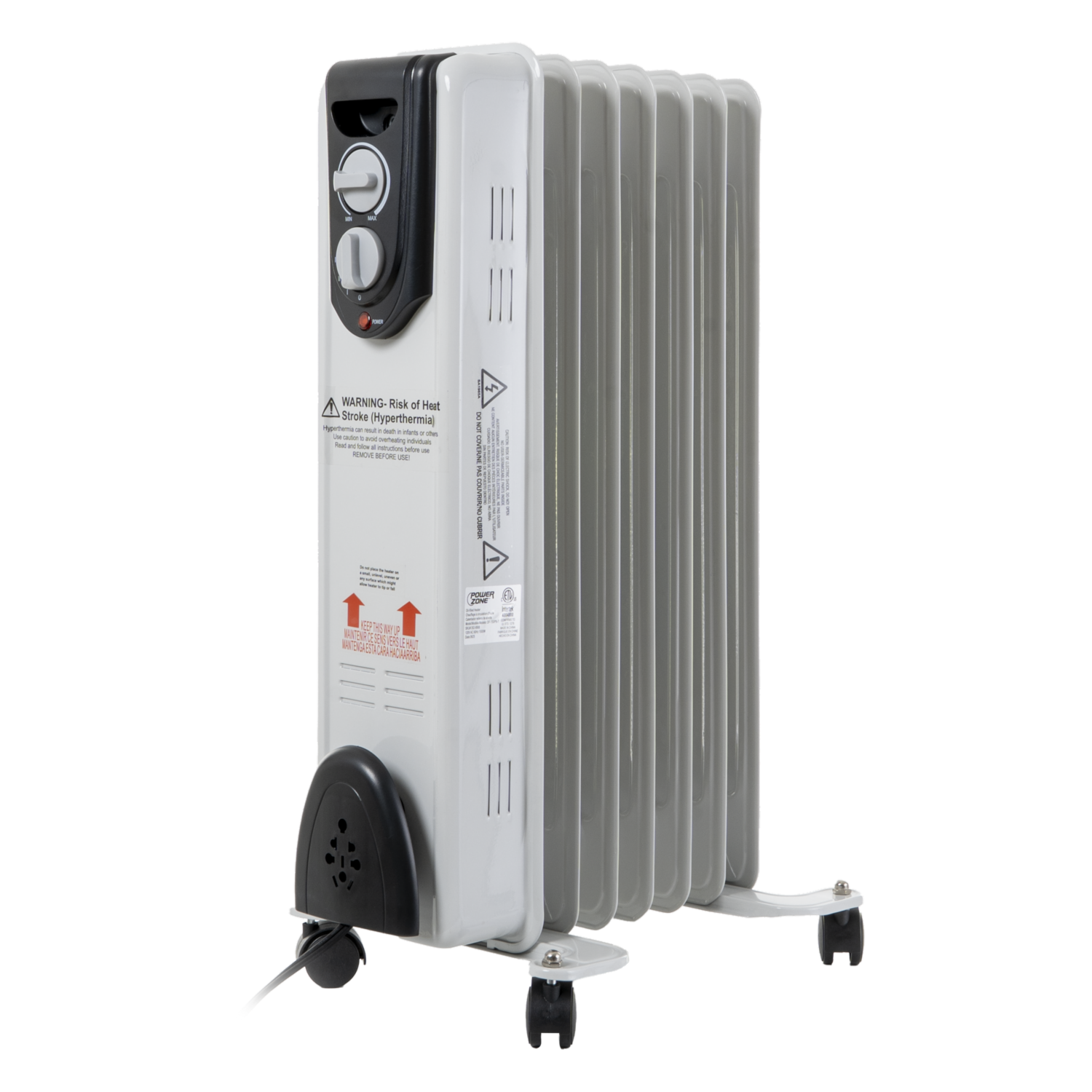 Calefactor De Aceite POWER ZONE 1500 Watts