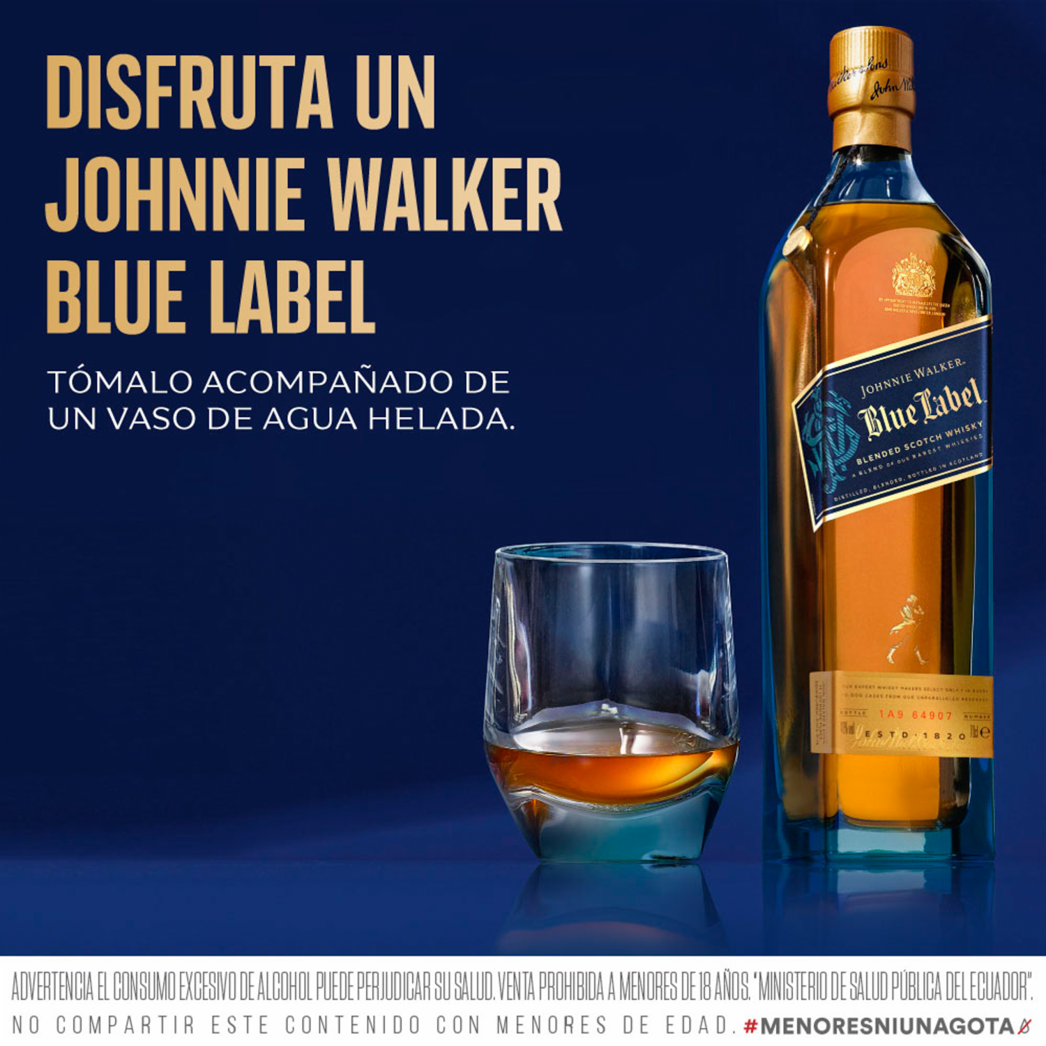 Whisky Blue Label JOHNNIE WALKER 750 Ml