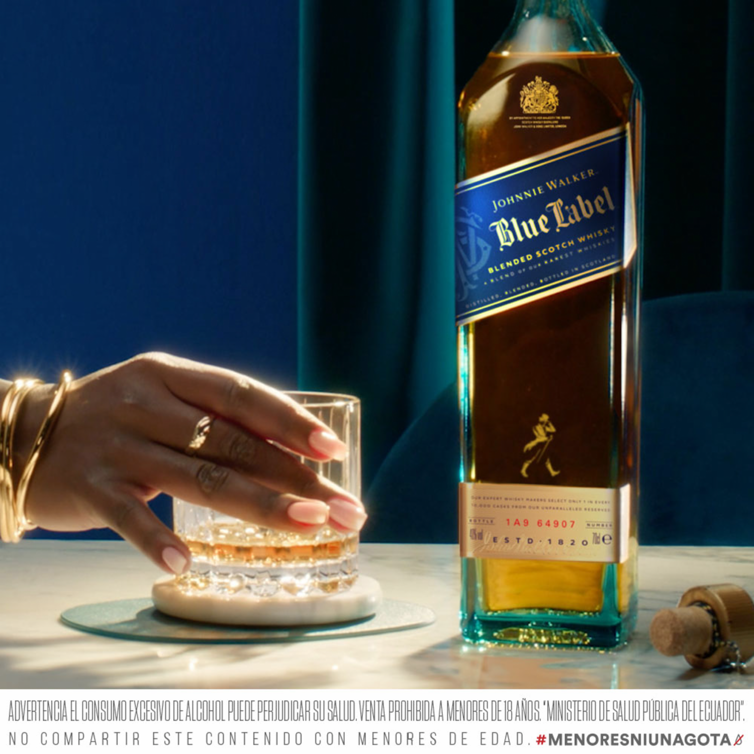 Whisky Blue Label JOHNNIE WALKER 750 Ml