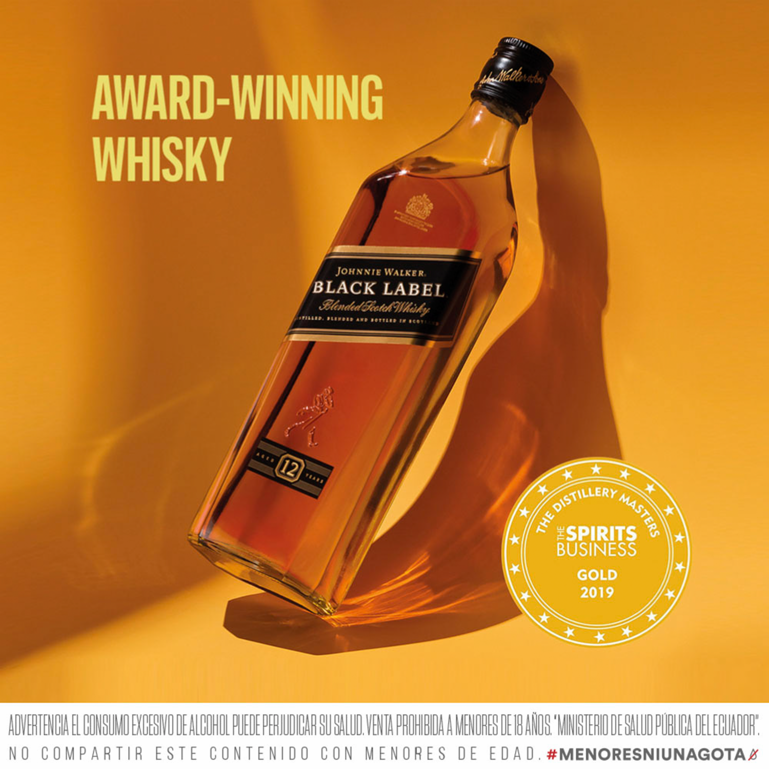 Whisky Black JOHNNIE WALKER 1 000 Ml