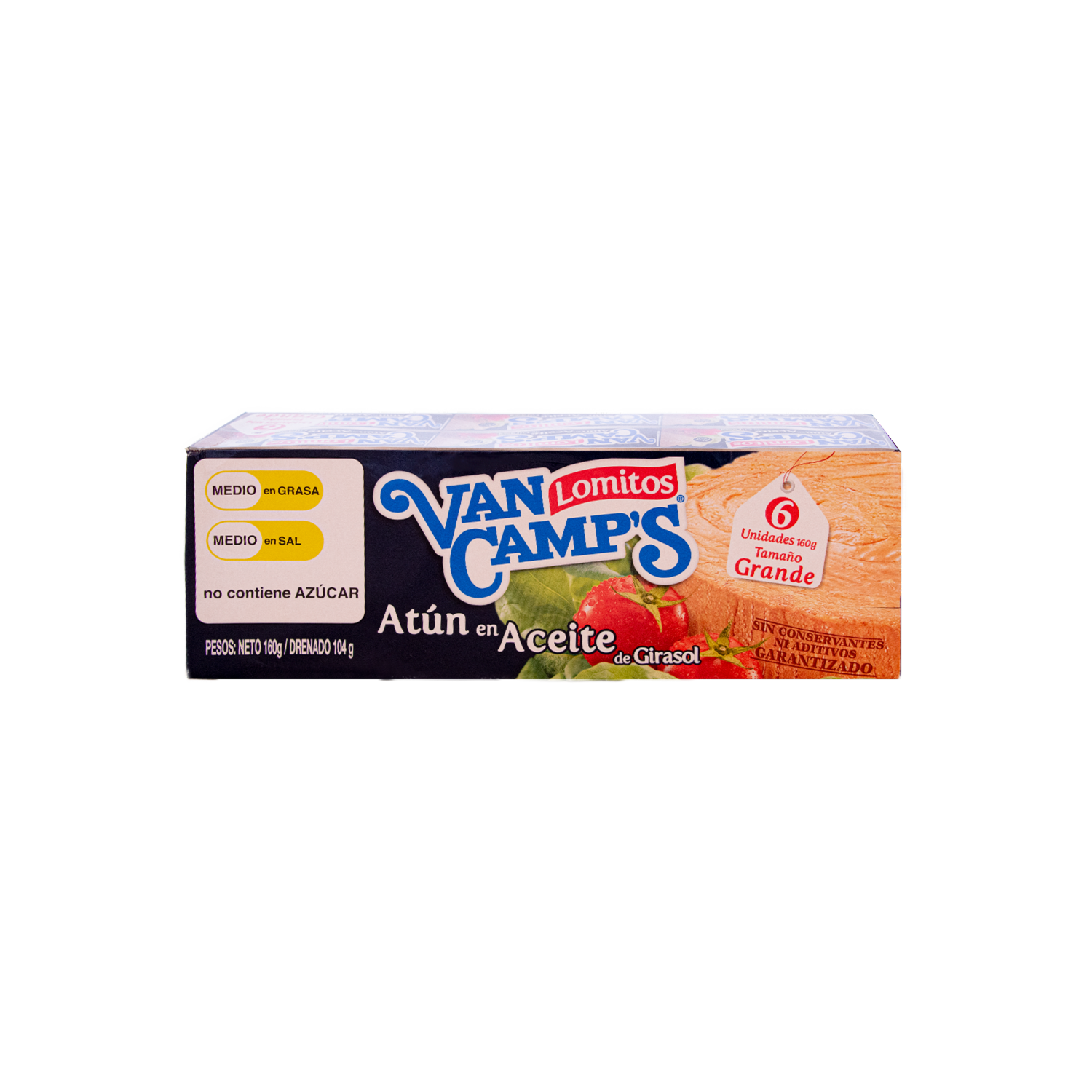 Atún Lomitos En Aceite Con Abre Fácil VAN CAMP´S 6 X 160 G