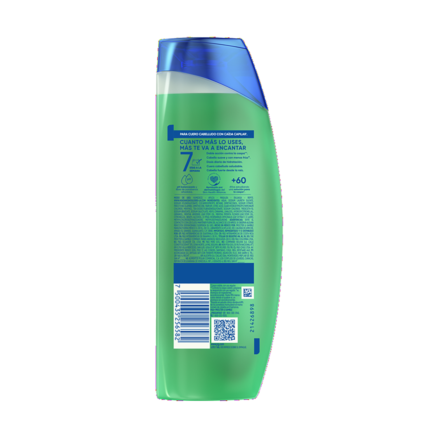 Shampoo Para Cabello Romero Anticaída Renovación Capilar HEAD & SHOULDERS 180 Ml