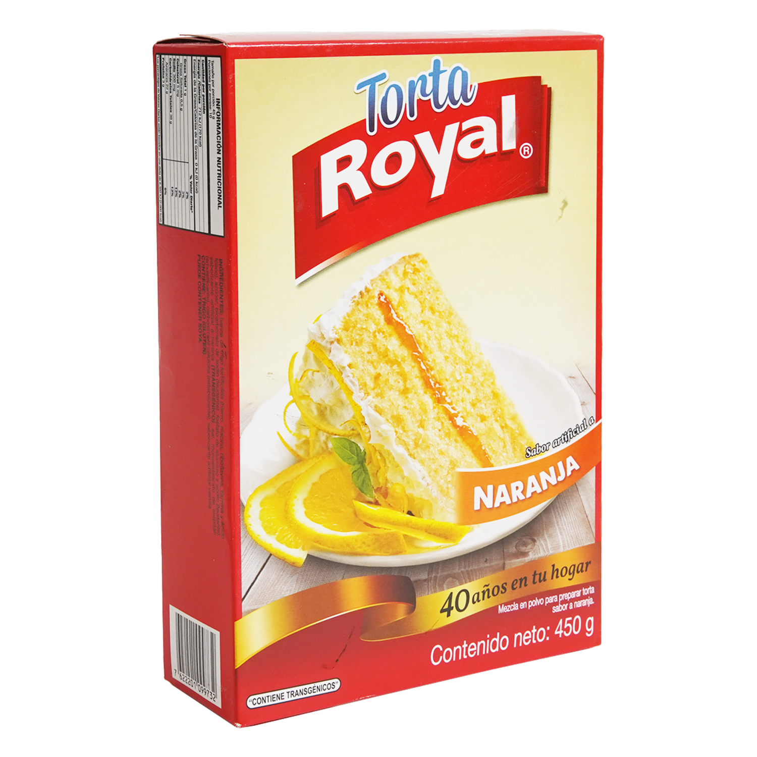 Torta De Naranja Mezcla Para Preparar ROYAL 450 G