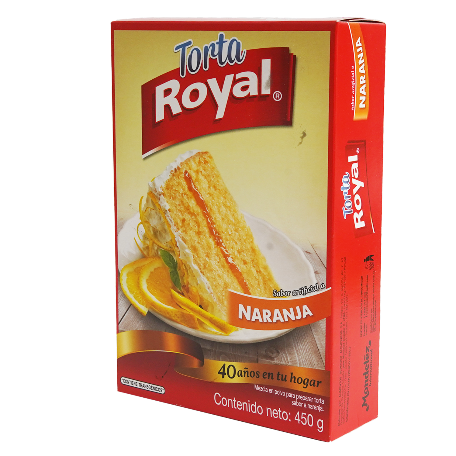 Torta De Naranja Mezcla Para Preparar ROYAL 450 G