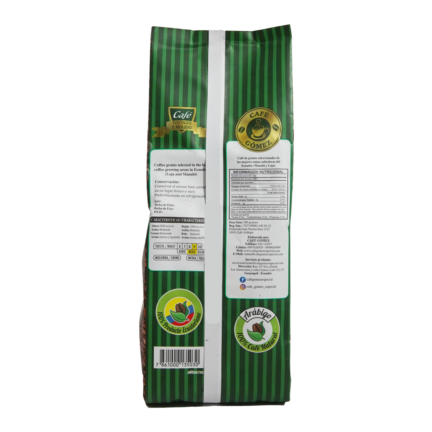 Café Tostado Y Molido Súper Especial CAFÉ GÓMEZ 200 G