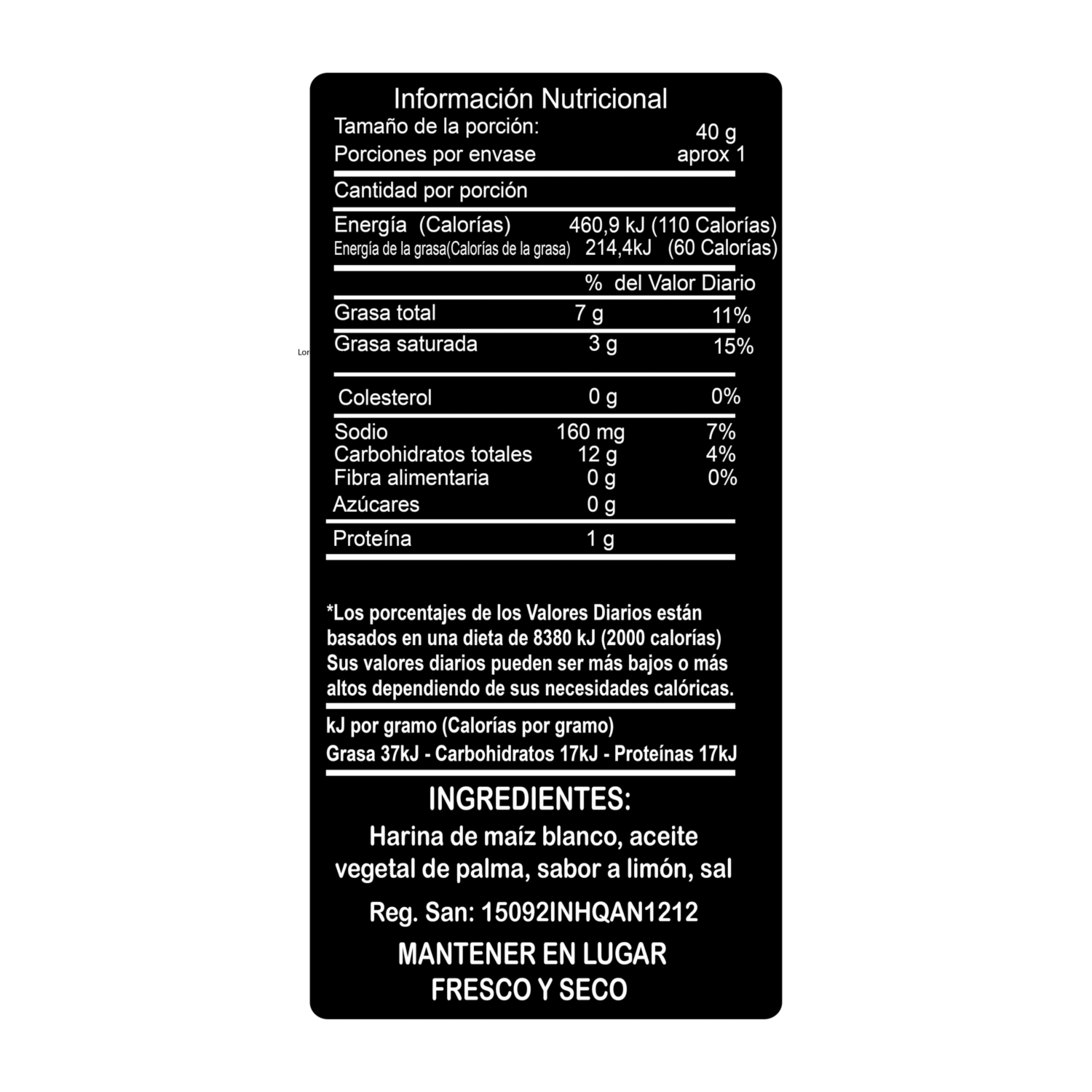 Botanas De Maíz Sabor Natural BOTANAS 40 G