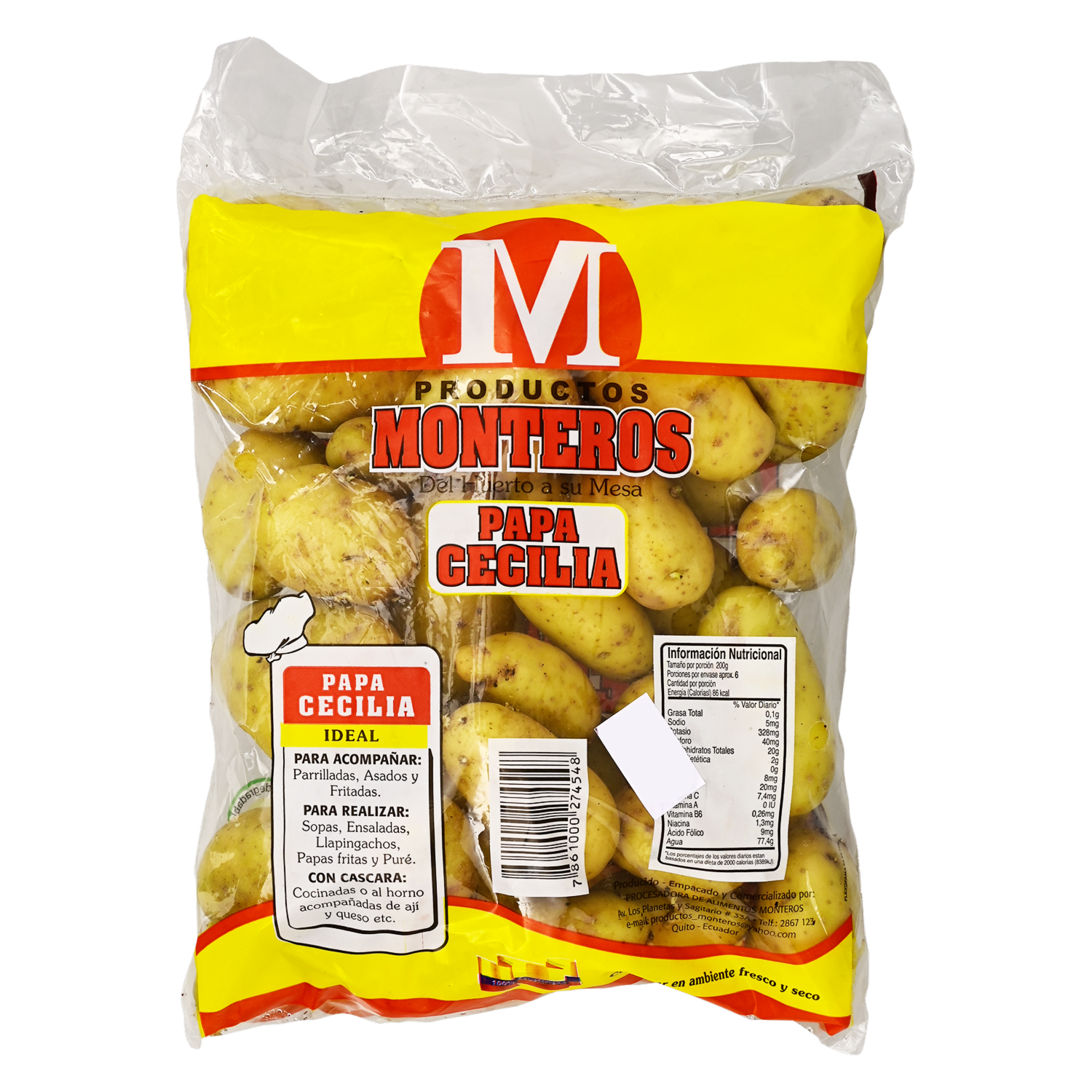 Papa Cecilia PRODUCTOS MONTEROS 1200g