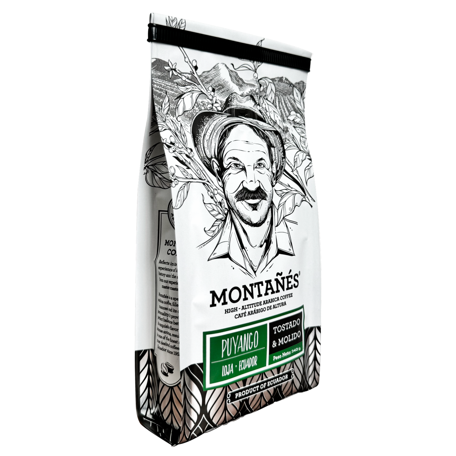 Café Tostado Y Molido Puyango MONTAÑÉS 340 G