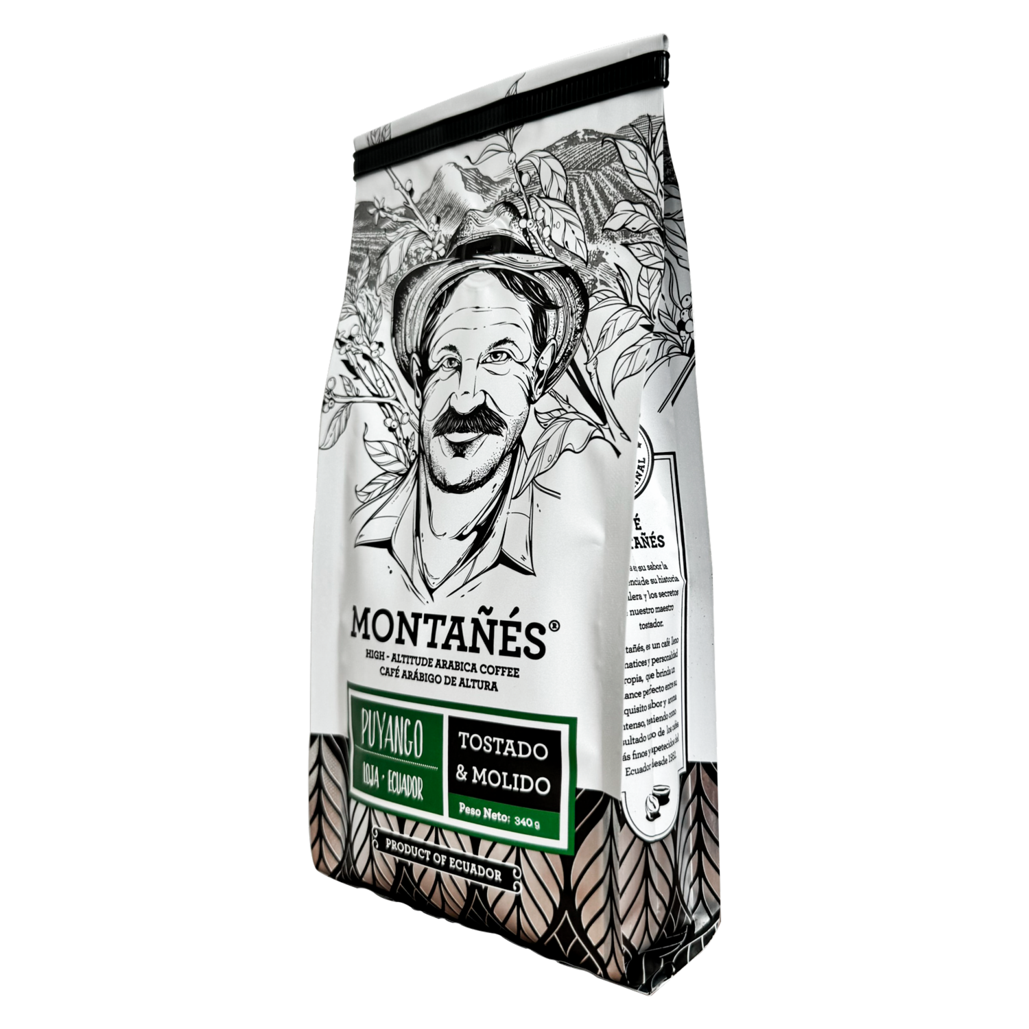 Café Tostado Y Molido Puyango MONTAÑÉS 340 G