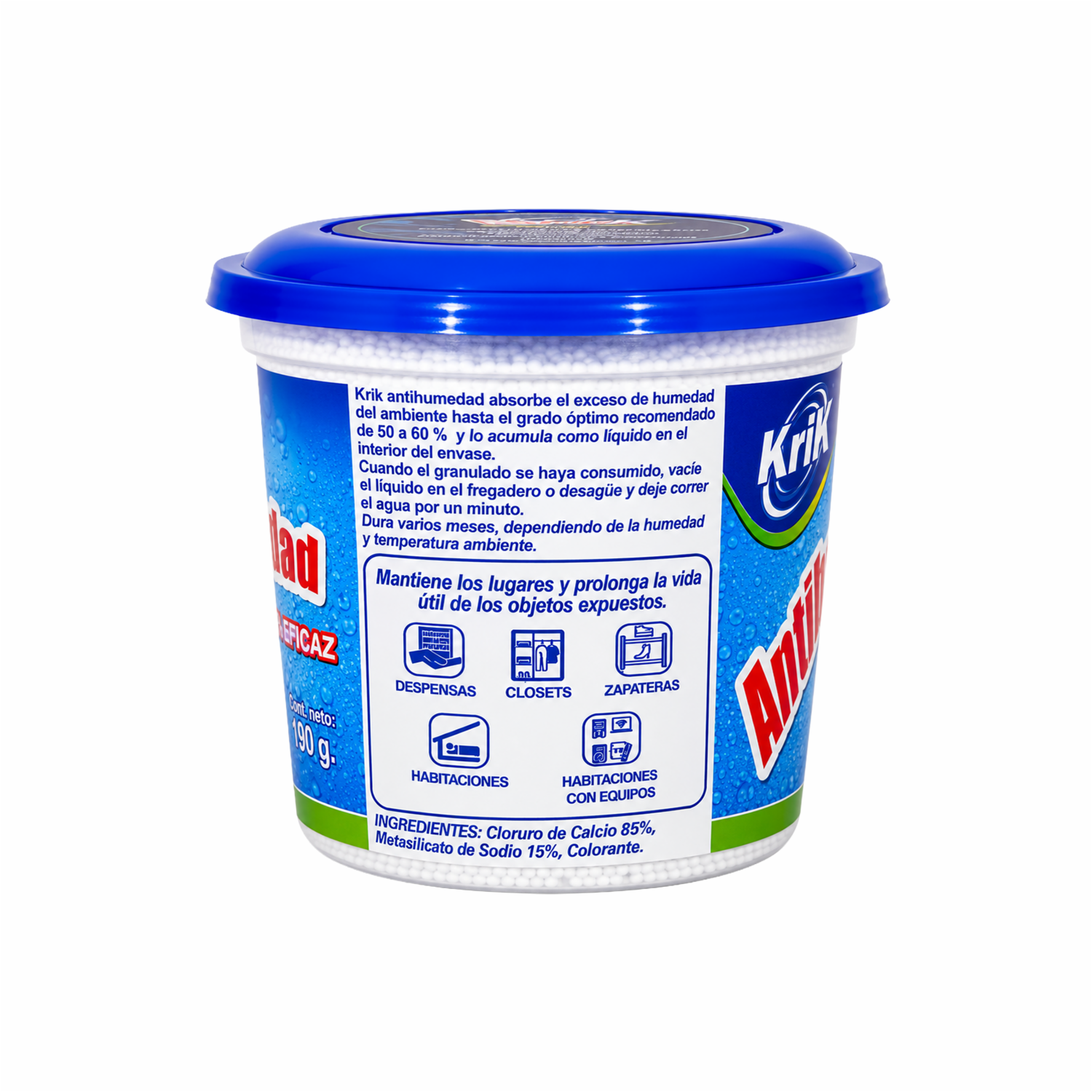 Ambiental Absorbente De Humedad KRIK 190 Ml