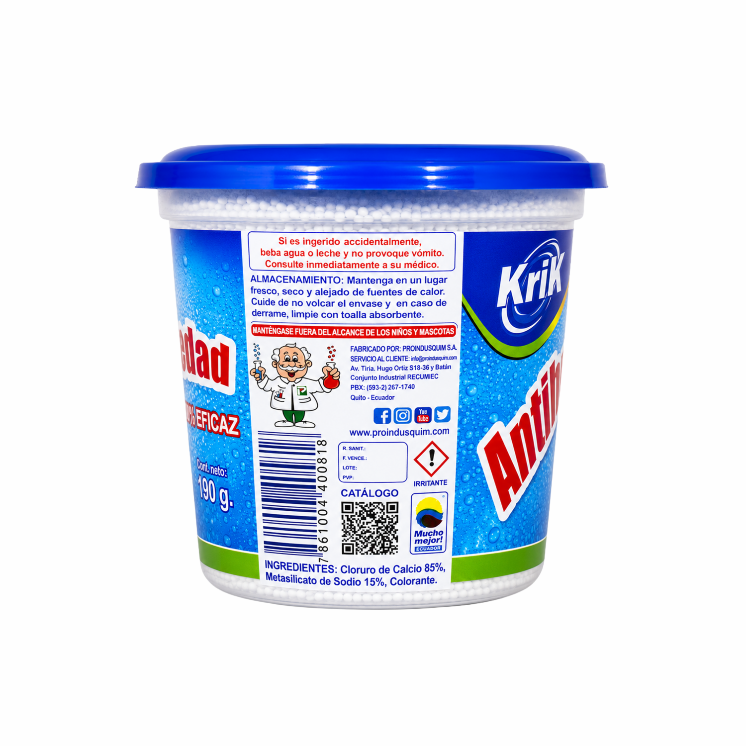 Ambiental Absorbente De Humedad KRIK 190 Ml