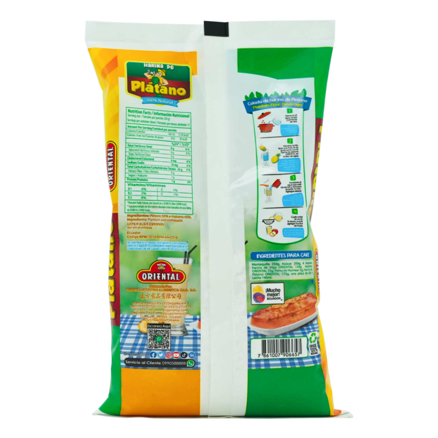 Harina De Plátano ORIENTAL 400 G