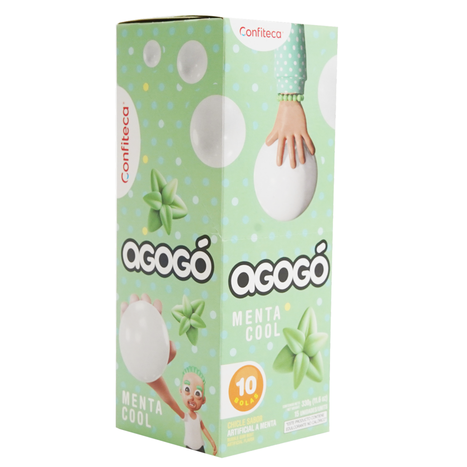 Chicle Gigante Sabor A Menta AGOGÓ 330 G