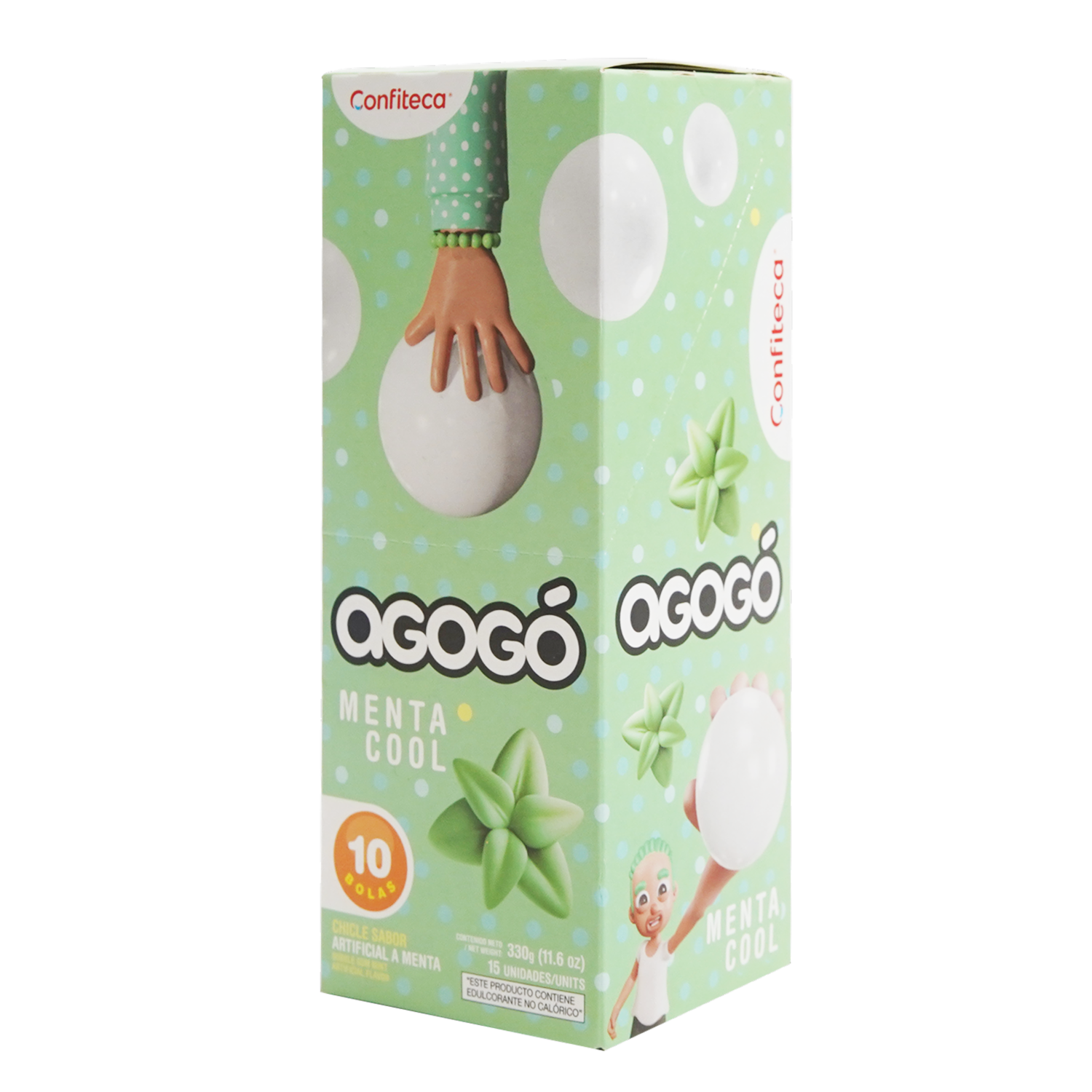 Chicle Gigante Sabor A Menta AGOGÓ 330 G