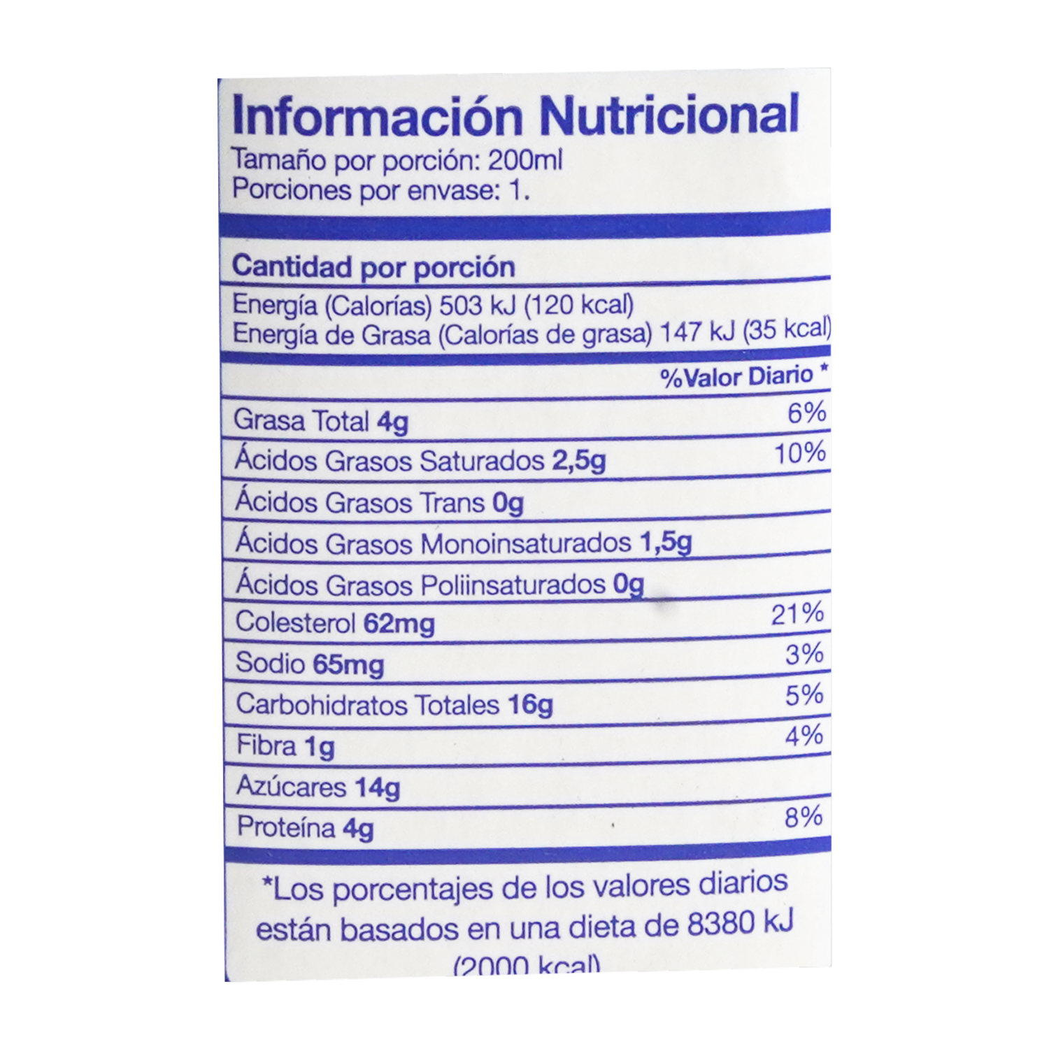 Bebida De Avena De Leche Y Canela VITA 200 Ml