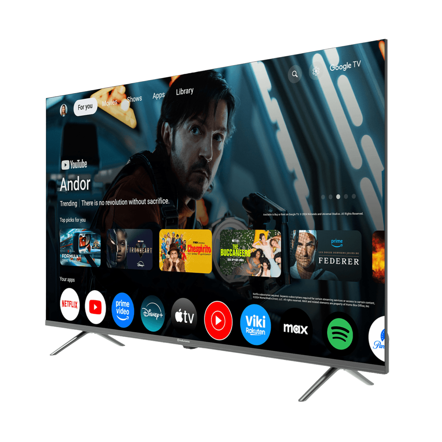 Tv Led Uhd 4K Modelo 50Tikgf5Uhd Google Tv INDURAMA 50″