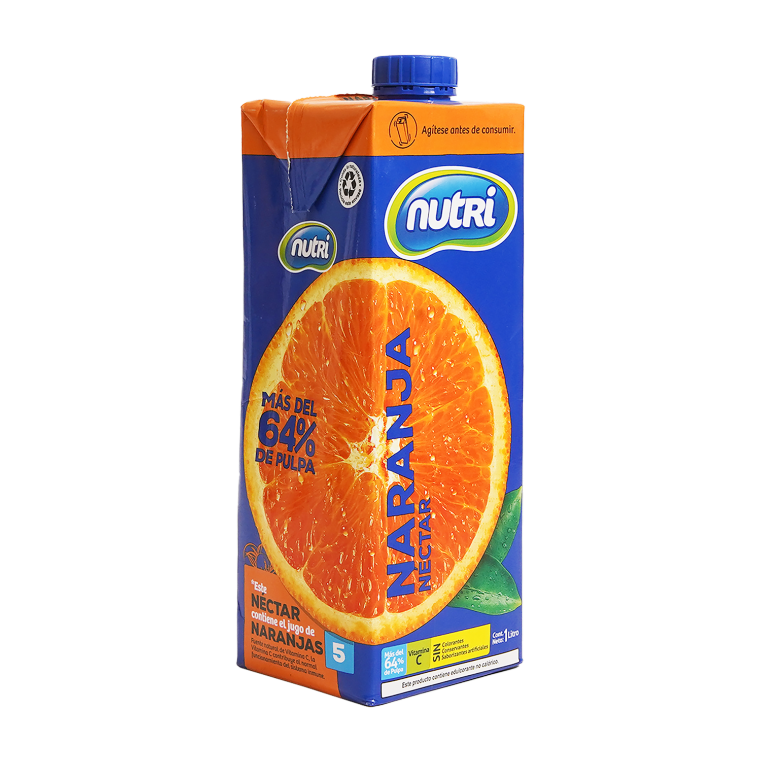 Jugo Néctar Naranja Uht Tetra Square NUTRI 1000 Ml