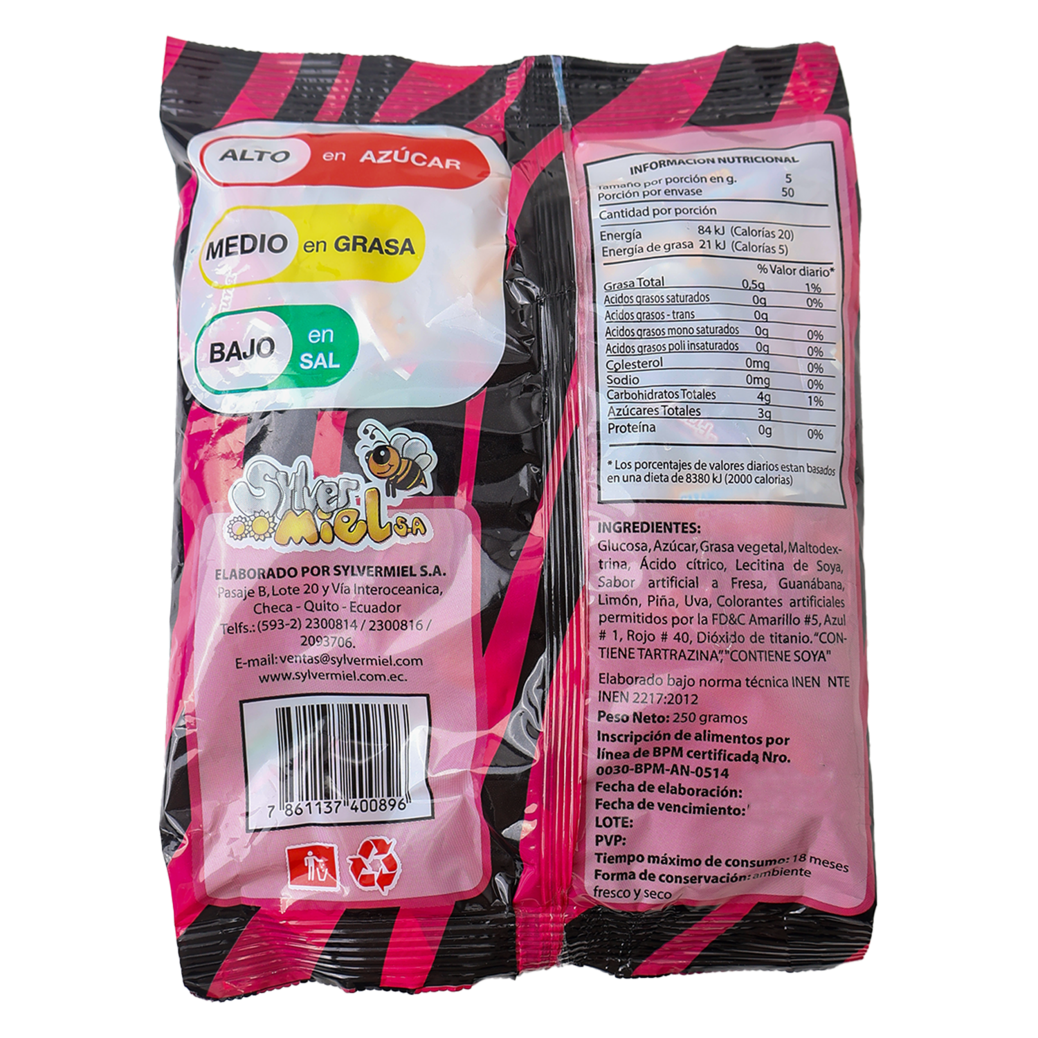 Caramelos Fruna Blandos Sabores Surtidos FRUNA 250 G