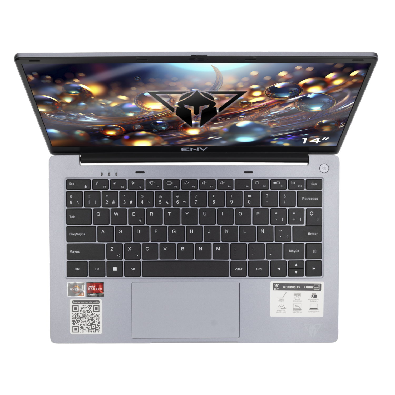 Laptop Modelo 5-3500U 16 Gb+512 Gb ENV 14″