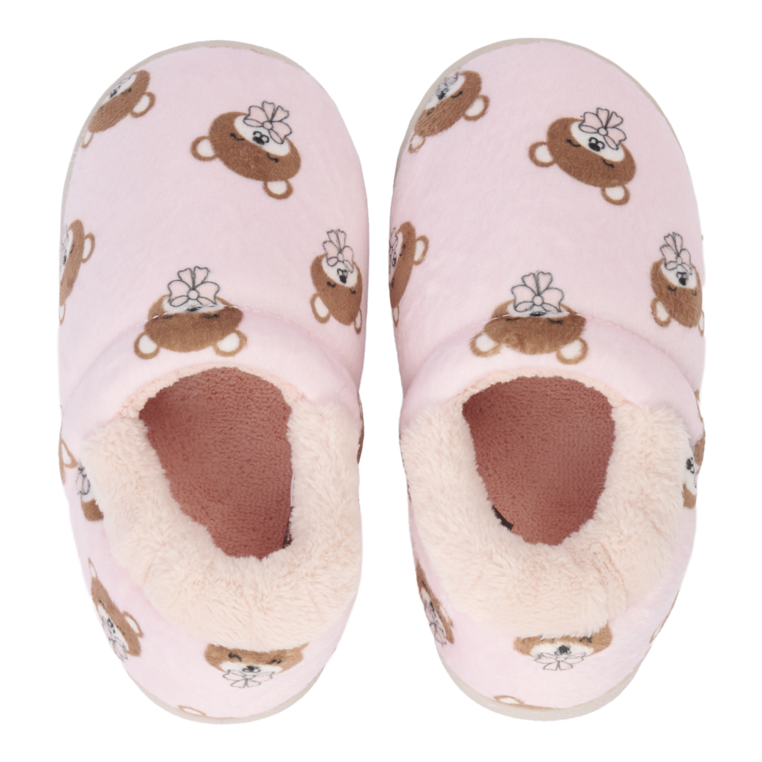 Pantuflas Sueca Felpa Ploma Bordado Unicornio Suela Antideslizante Planta Confortable CM ESENCIAL