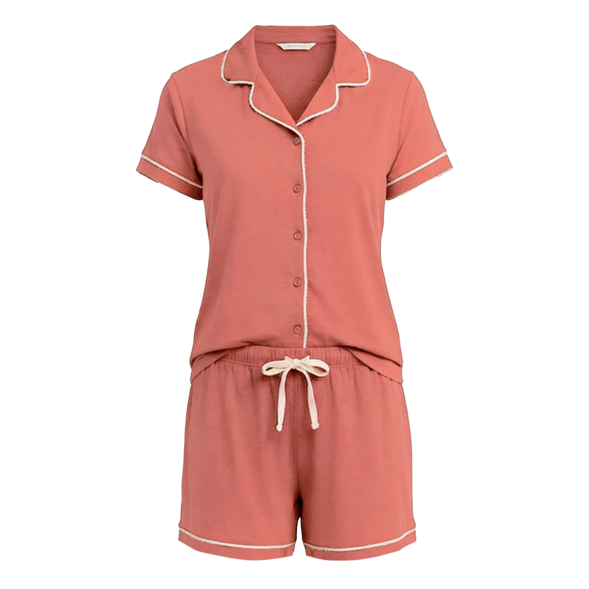 Pijama Abierta Manga Corta Con Short GK BASIC