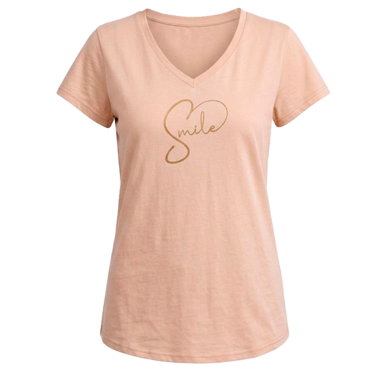 Camiseta Cuello En V Manga Corta GK BASIC