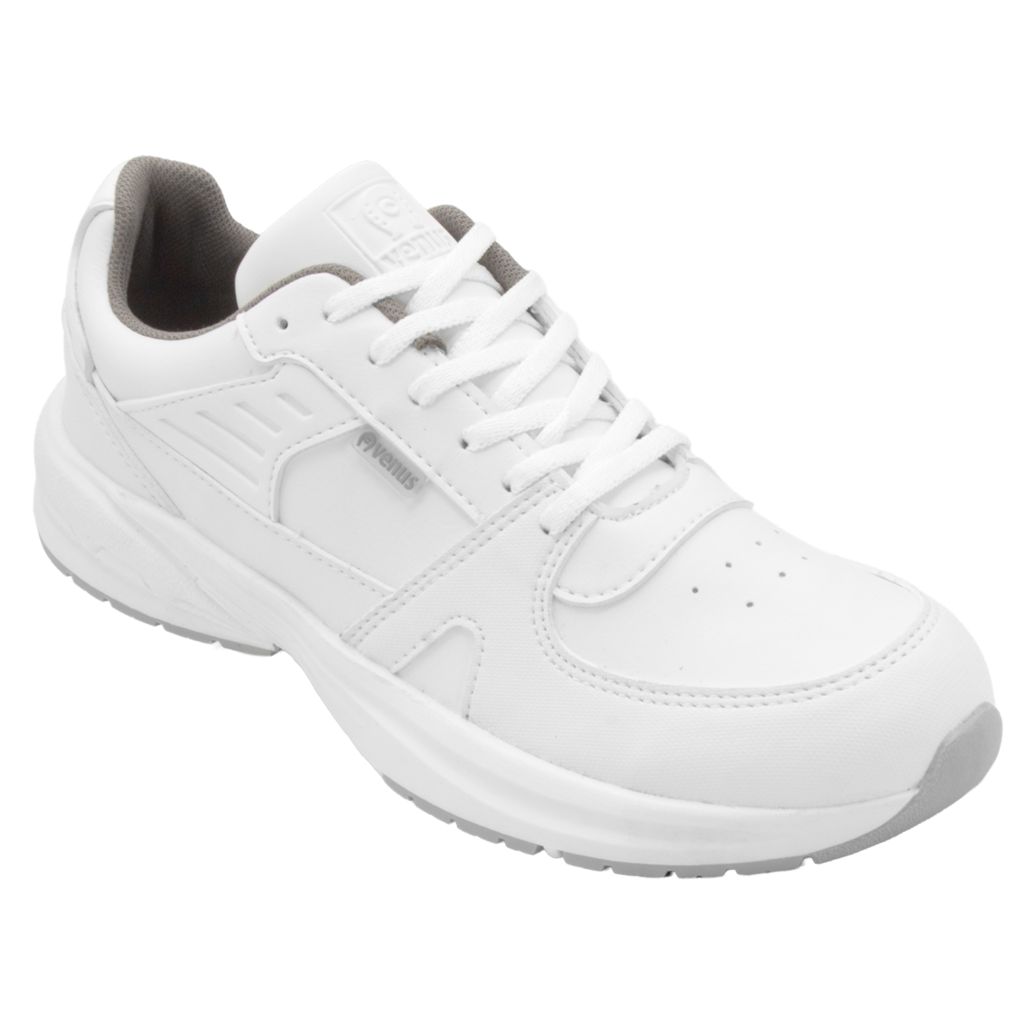 Zapatos Deportivo Dakar Microfibra Sneaker Blanco Con Pasador VENUS
