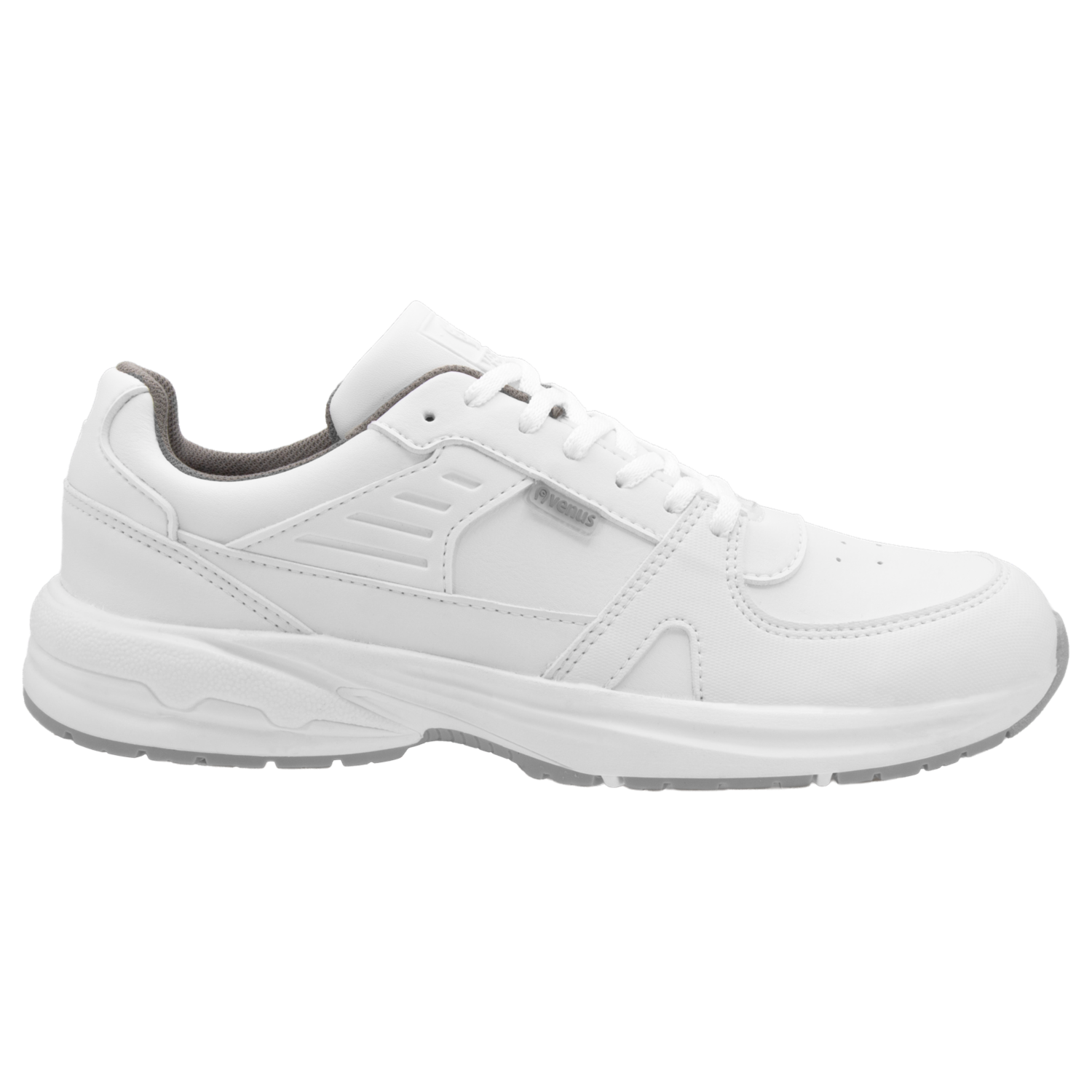 Zapatos Deportivo Dakar Microfibra Sneaker Blanco Con Pasador VENUS