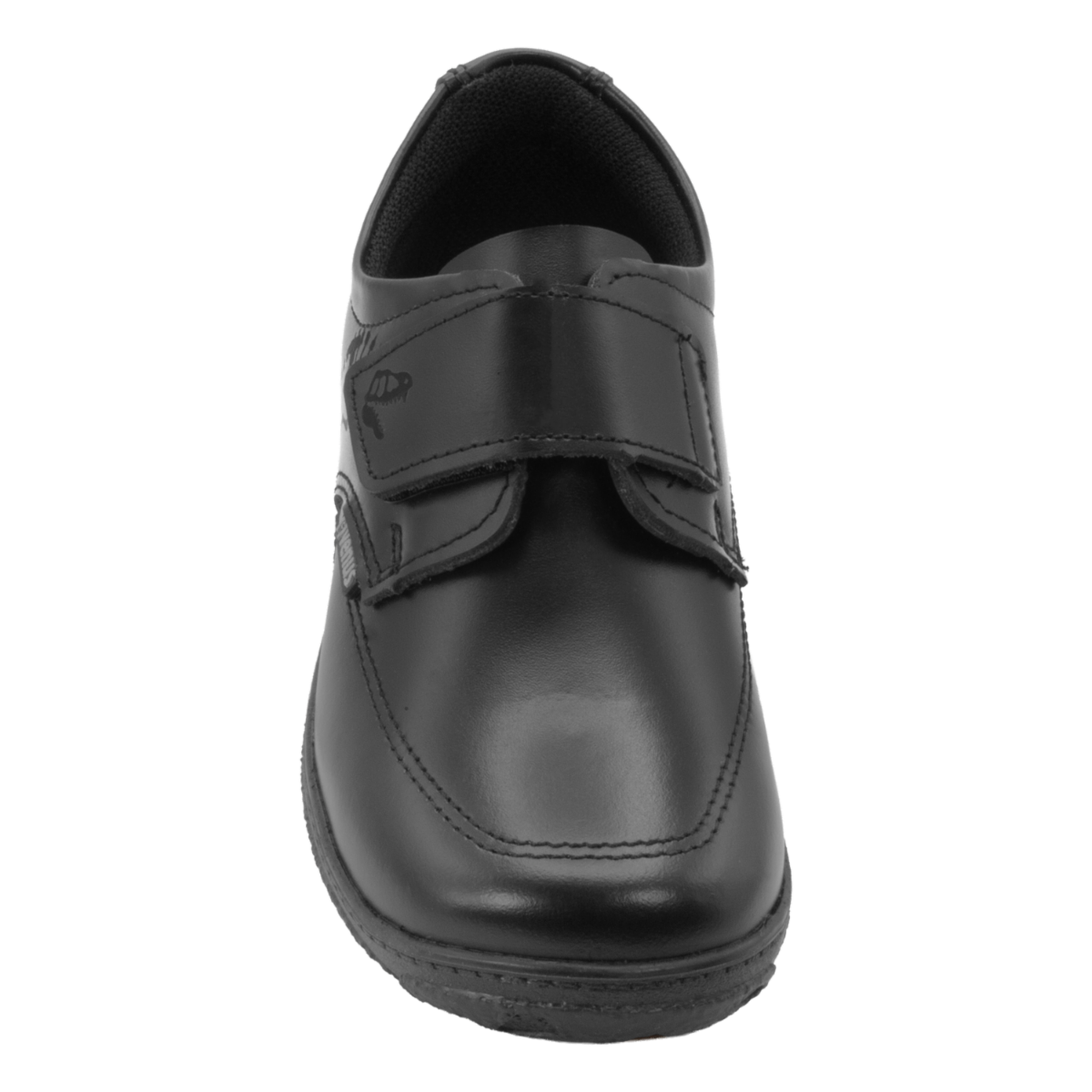 Zapatos Escolares Adrian De Cuero Con Velcro VENUS